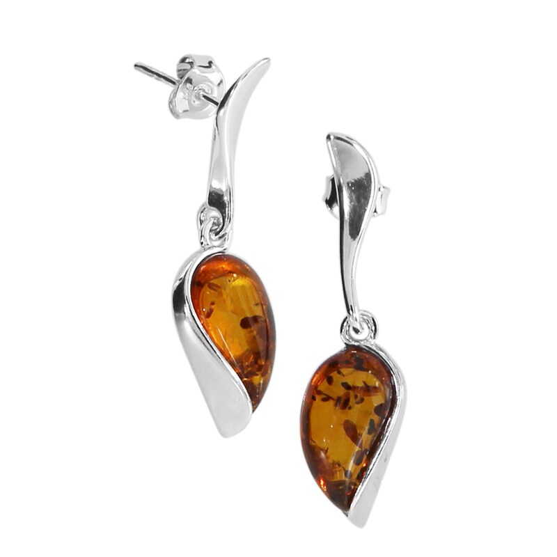 OSTSEE-SCHMUCK Paar Ohrhänger »Ohrhänger Elida Ohrhänger Elida« 34 x 10 mm Interessante Silberohrhänger