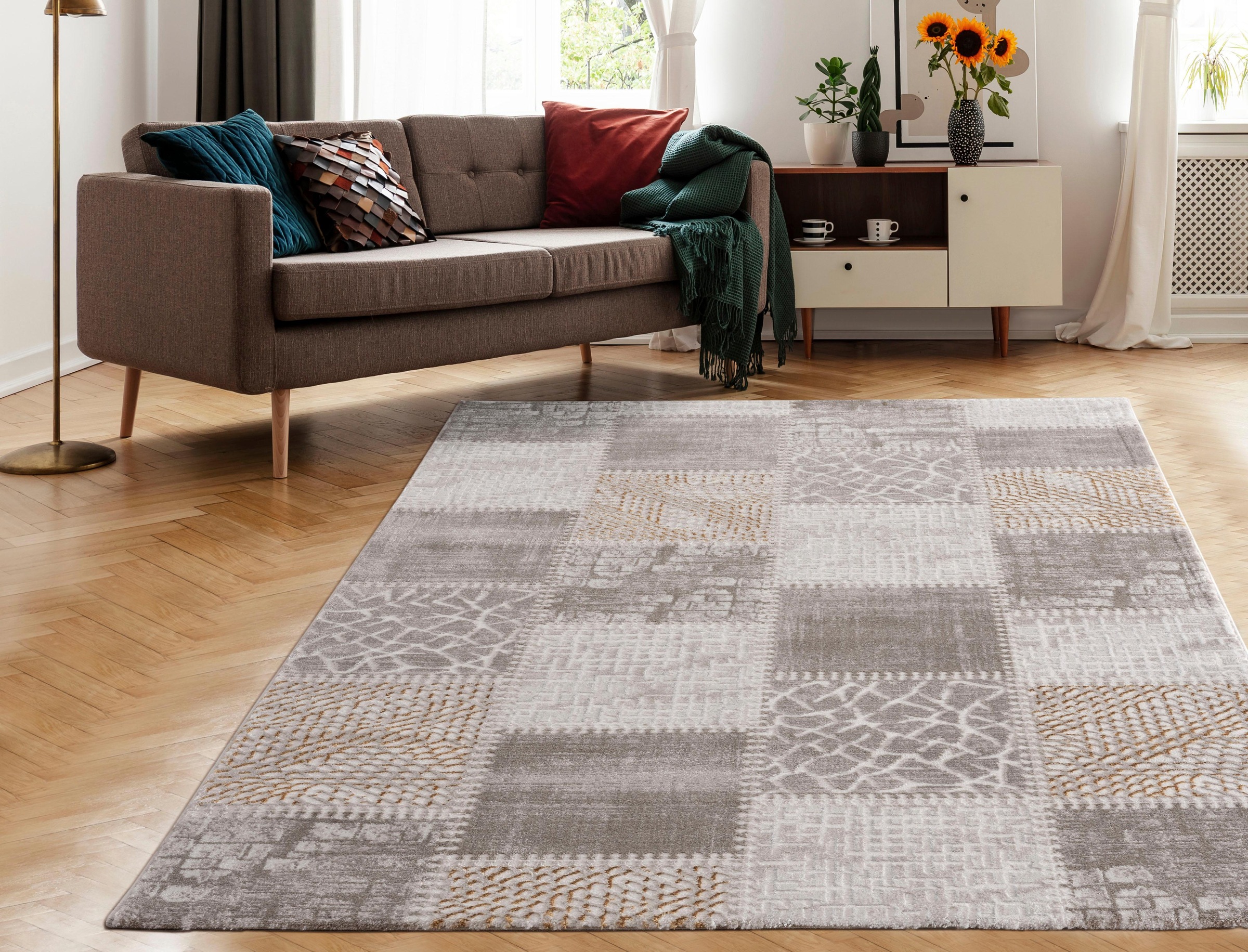 Sanat Teppich »Harmony 3202, auch als Läufer«, rechteckig, 12 mm Höhe, Wohn günstig online kaufen