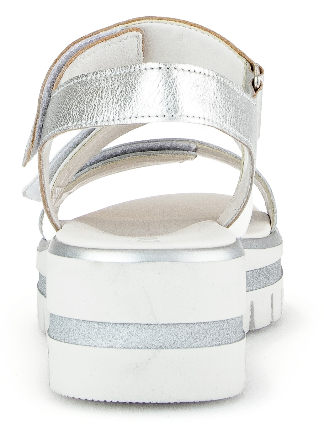 Gabor Keilsandalette  , Sommerschuh, Sandale, Keilabsatz, mit drei Klettverschlüssen