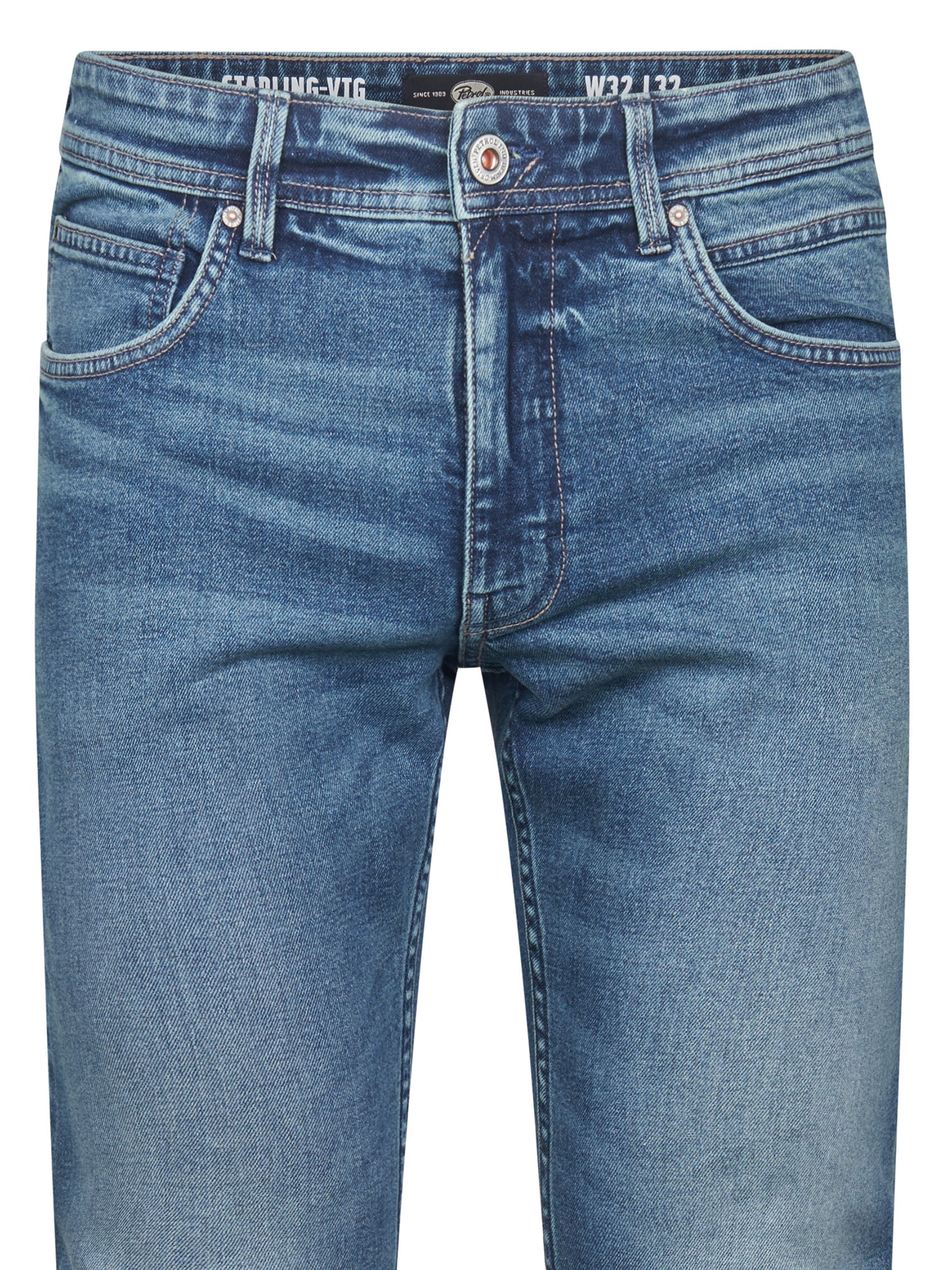 Petrol Industries Straight-Jeans mit optisch 2teiliger Gesäßtasche