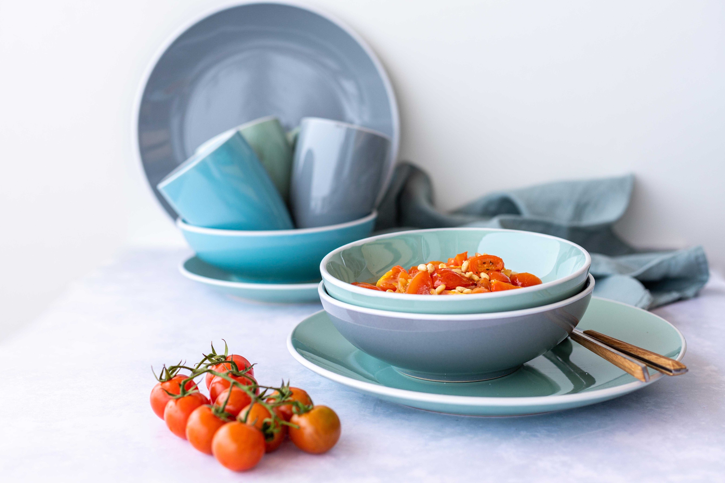 MÄSER Kombiservice »ELISSA, Geschirr-Set, Steinzeug«