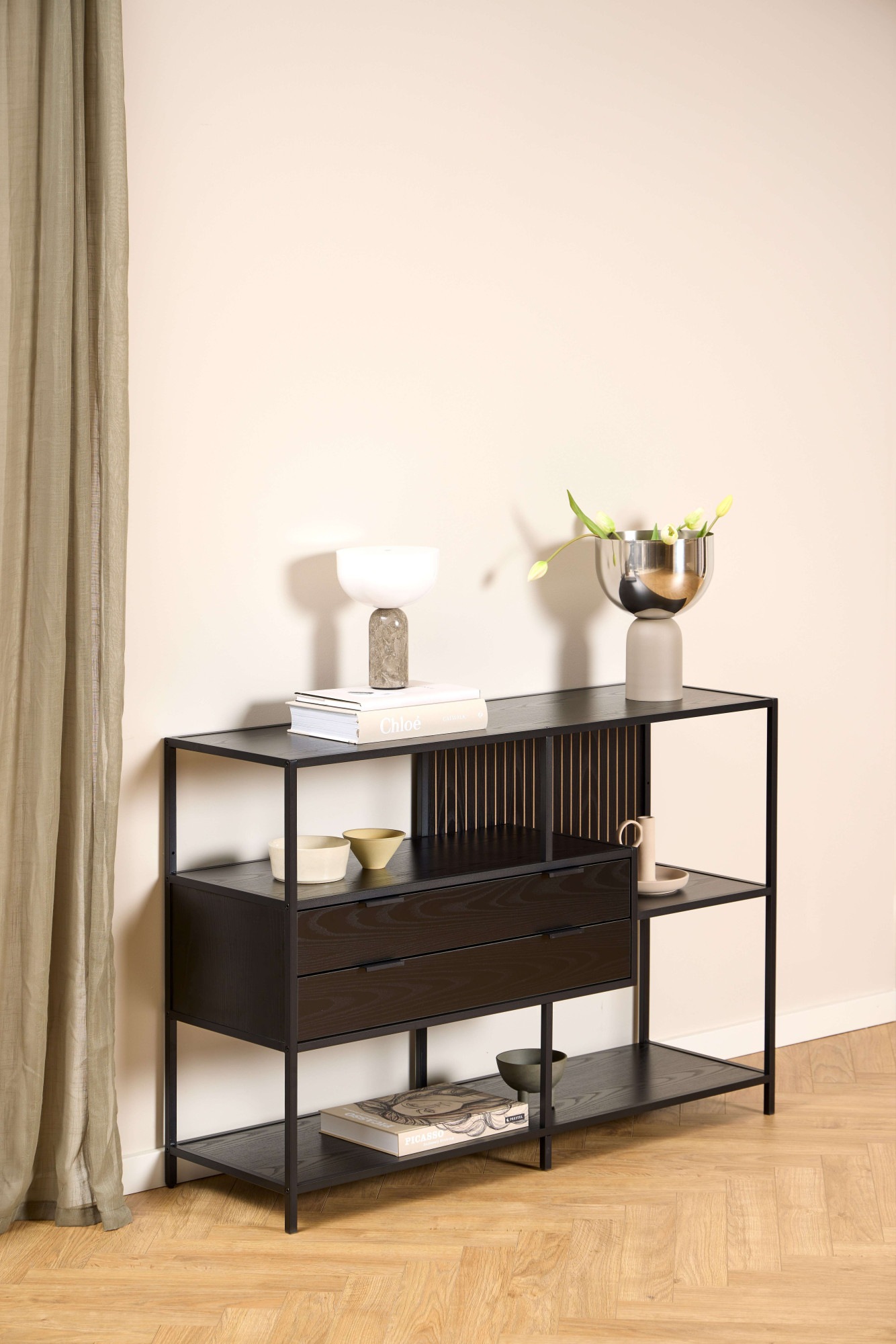 ACTONA GROUP Regal »Seaford, Standregal, Regal, Raumteiler« 114x35x78 cm, s günstig online kaufen