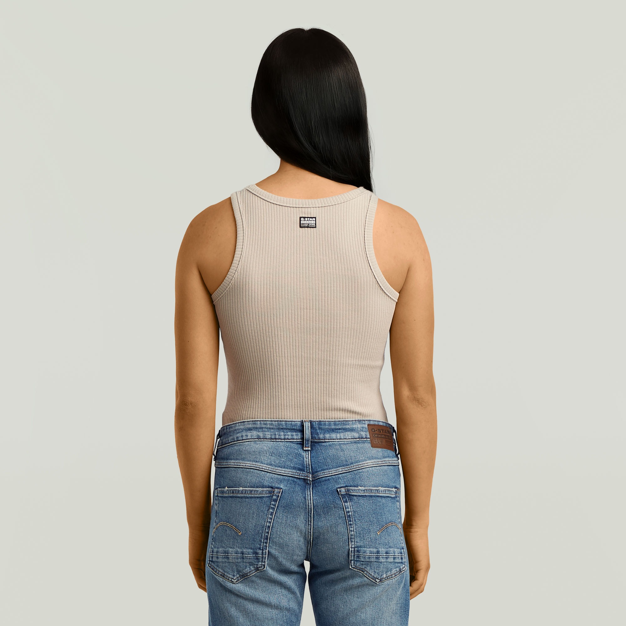 G-STAR Tanktop »Ribbed Tanktop« mit breiten Trägern