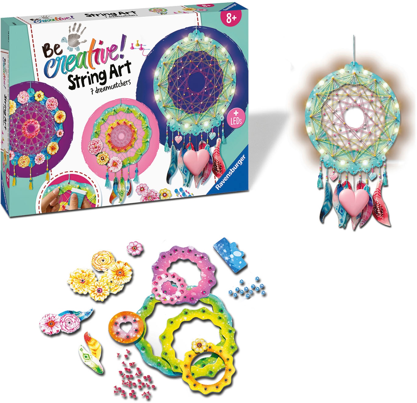 Ravensburger Kreativset »String Art Dreamcatcher«