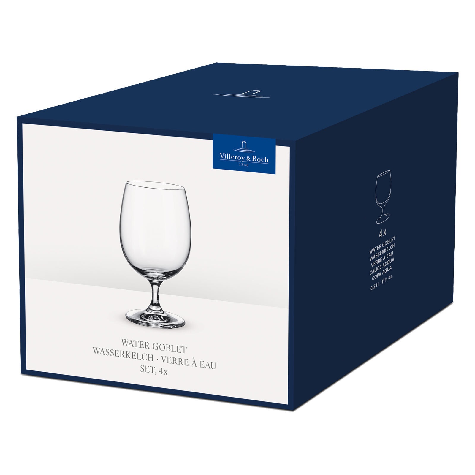 Villeroy & Boch Glas »Wasserkelche La Divina 330 ml 12er Set transparent« günstig online kaufen