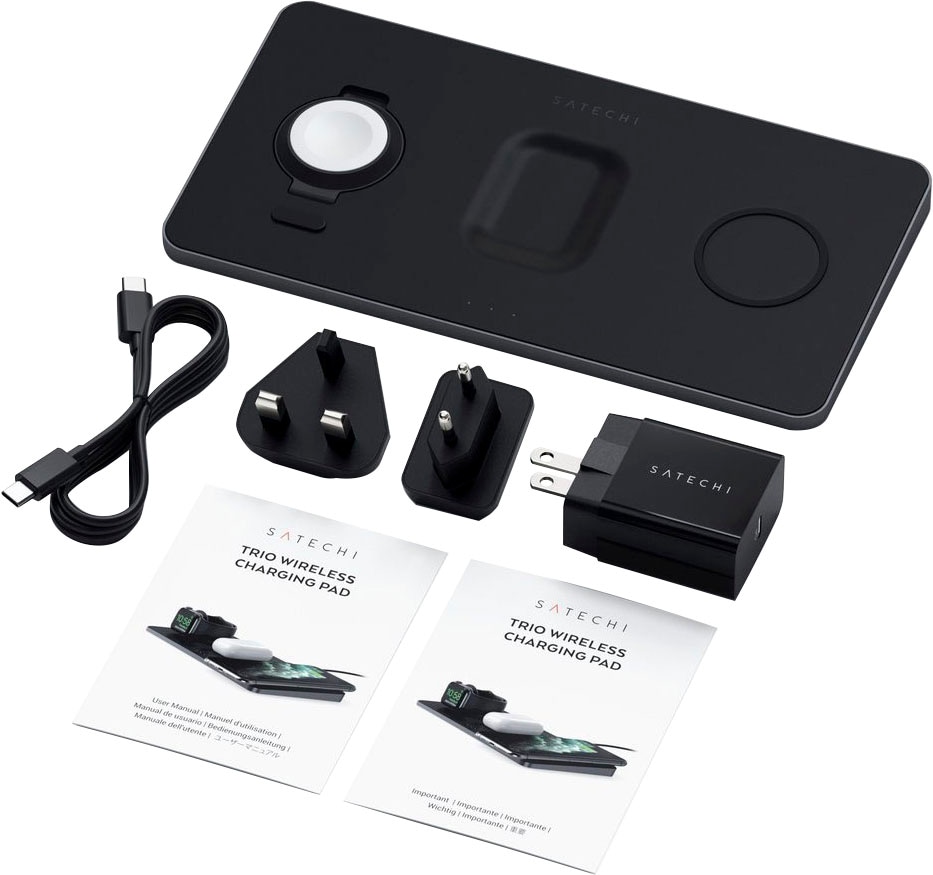 Satechi Smartphone-Ladegerät »Trio Wireless Charging Pad«