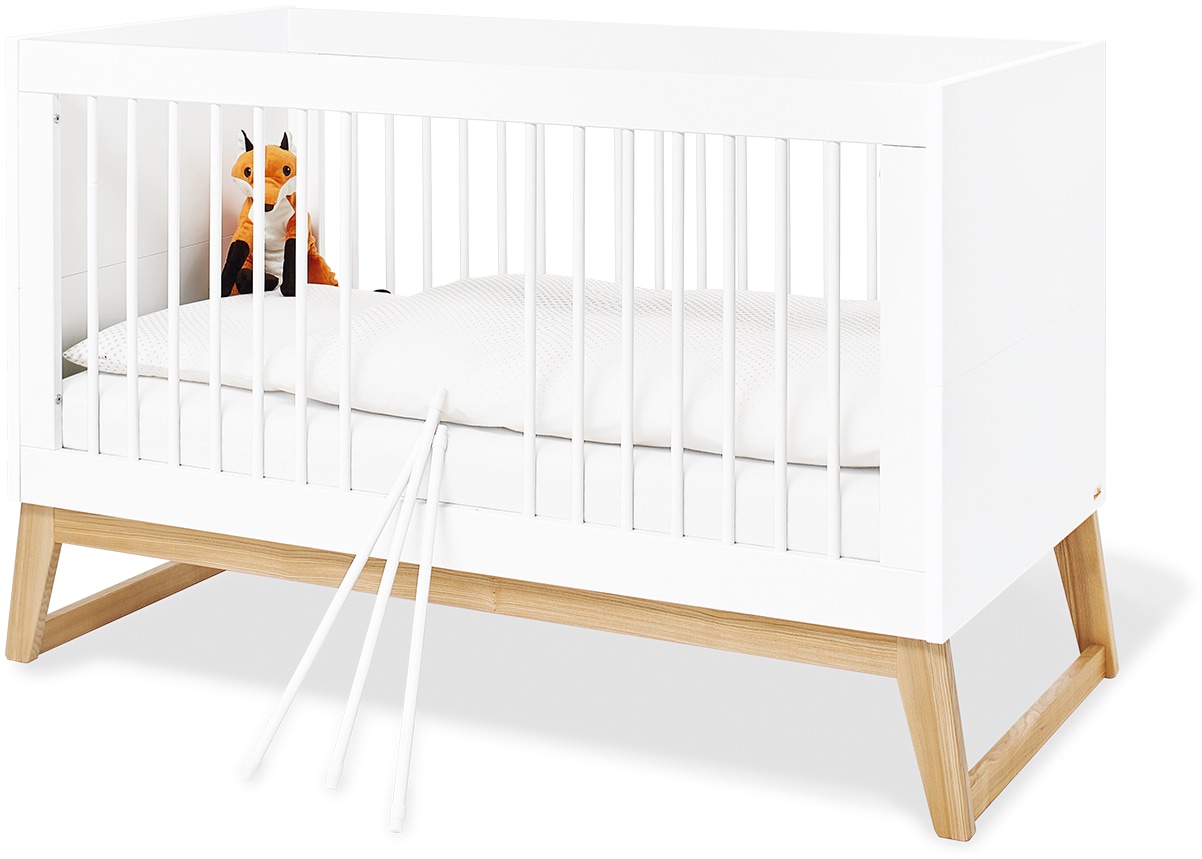 Pinolino® Babyzimmer-Komplettset »Bridge«, (Set, 3 tlg., Kinderbett, Schran günstig online kaufen