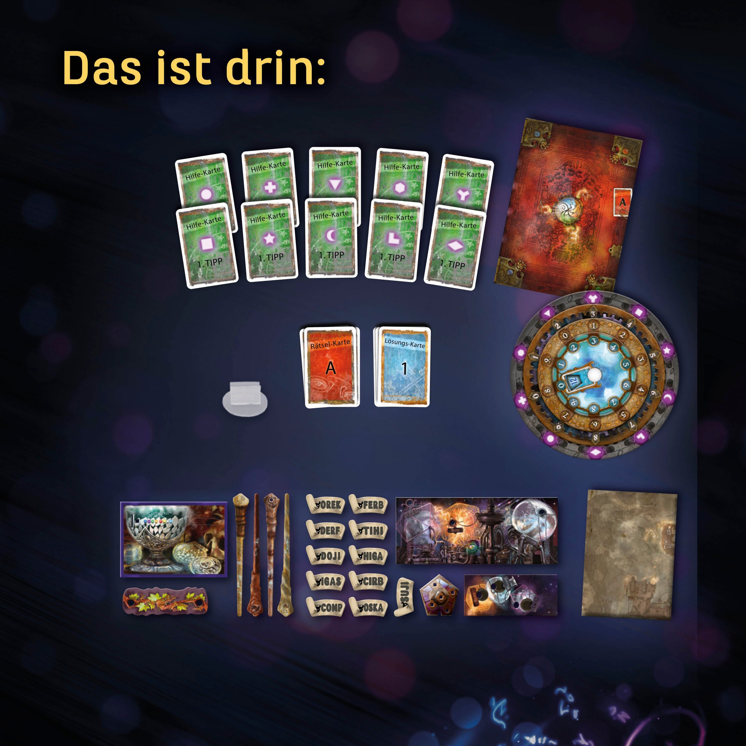 Kosmos Spiel »EXIT, Das Spiel: Die Akademie der Zauberkünste (E)«, Made in Germany