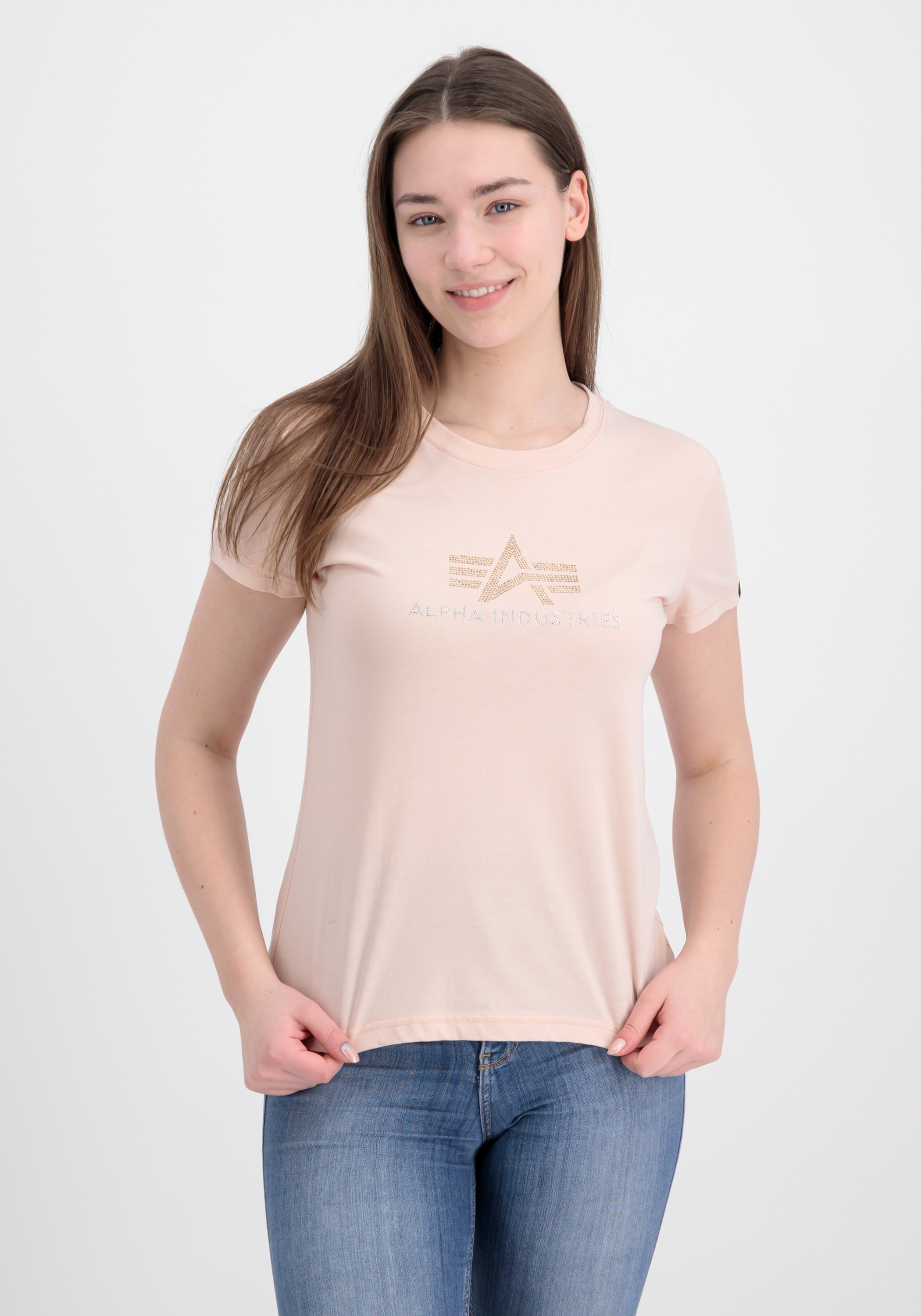 Alpha Industries T-Shirt »Alpha Industries Women - T-Shirts Crystal T Women«