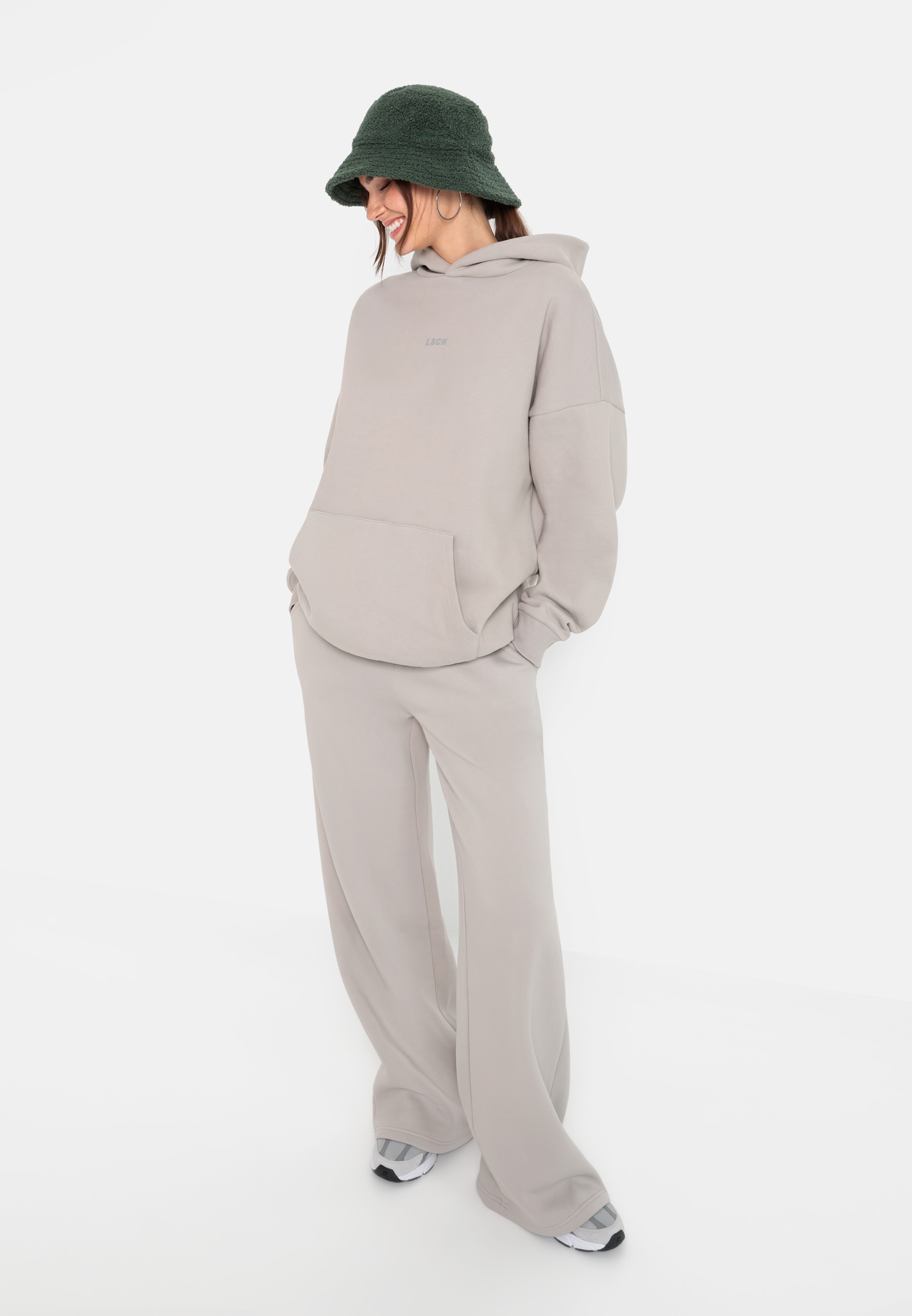 LSCN by LASCANA Fischerhut, Outdoorhut Bucket Hat aus Teddy