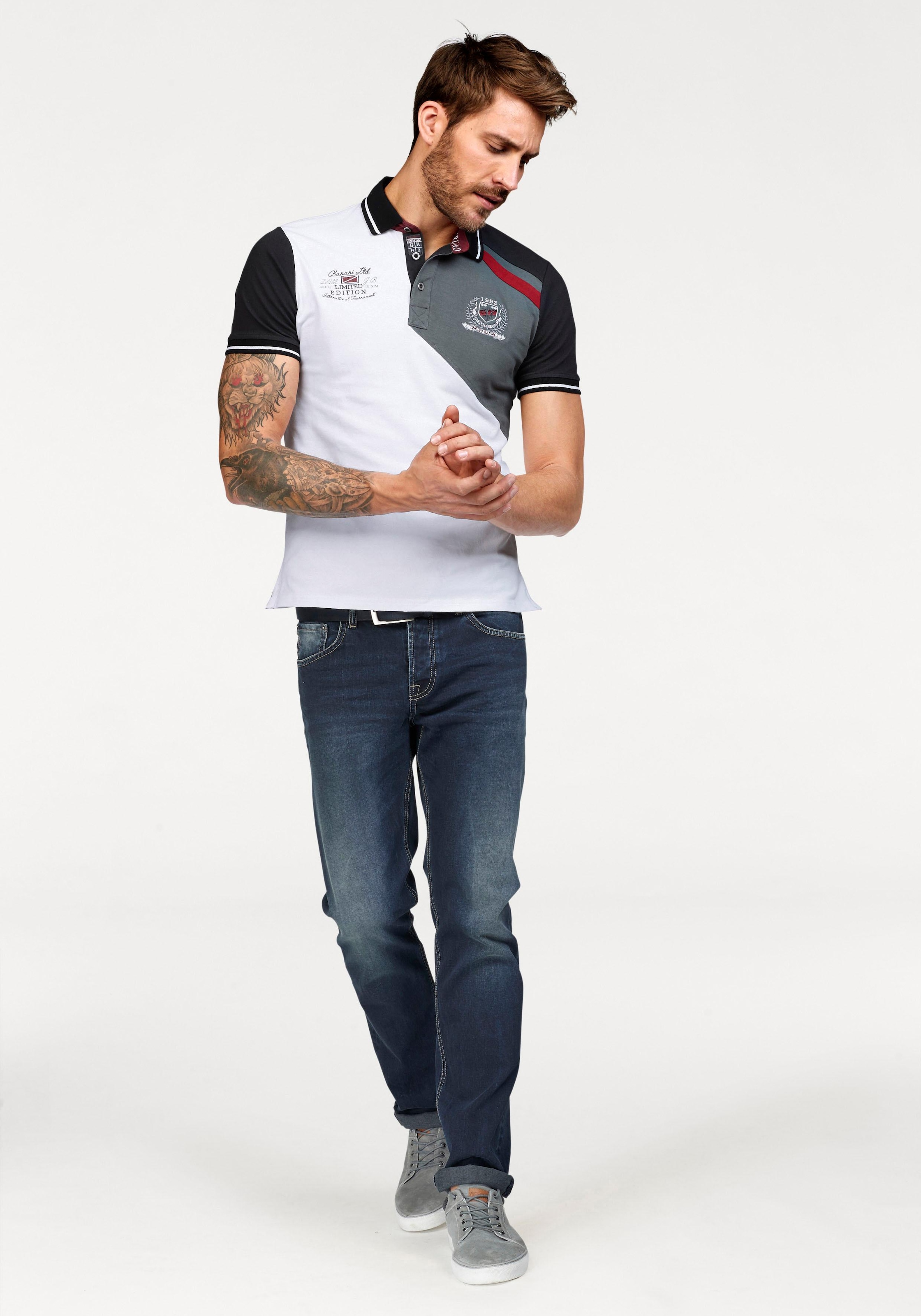 Bruno Banani Poloshirt, Piqué