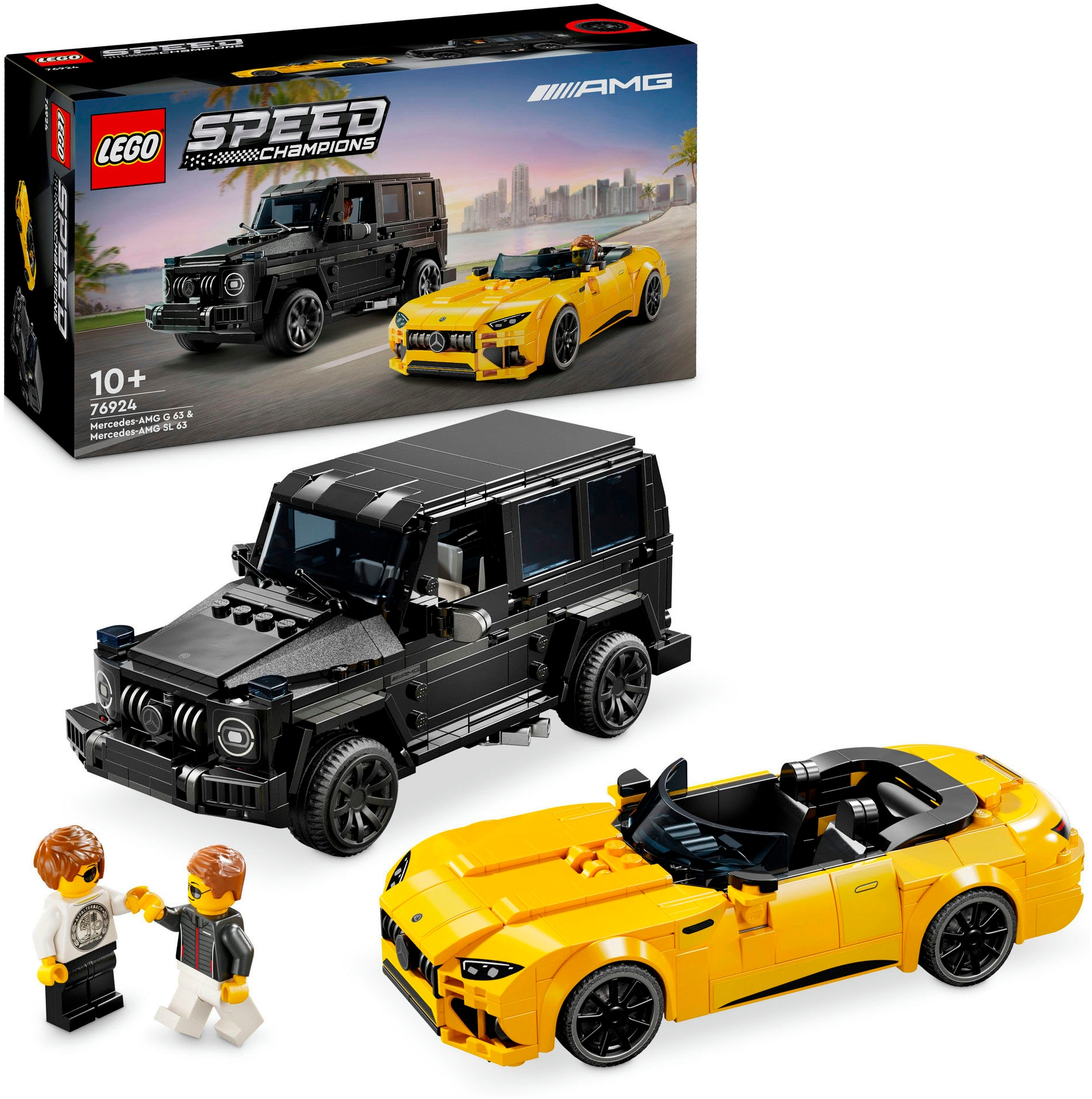 Konstruktionsspielsteine »Mercedes-AMG G 63 & Mercedes-AMG SL 63 (76924), LEGO Speed...