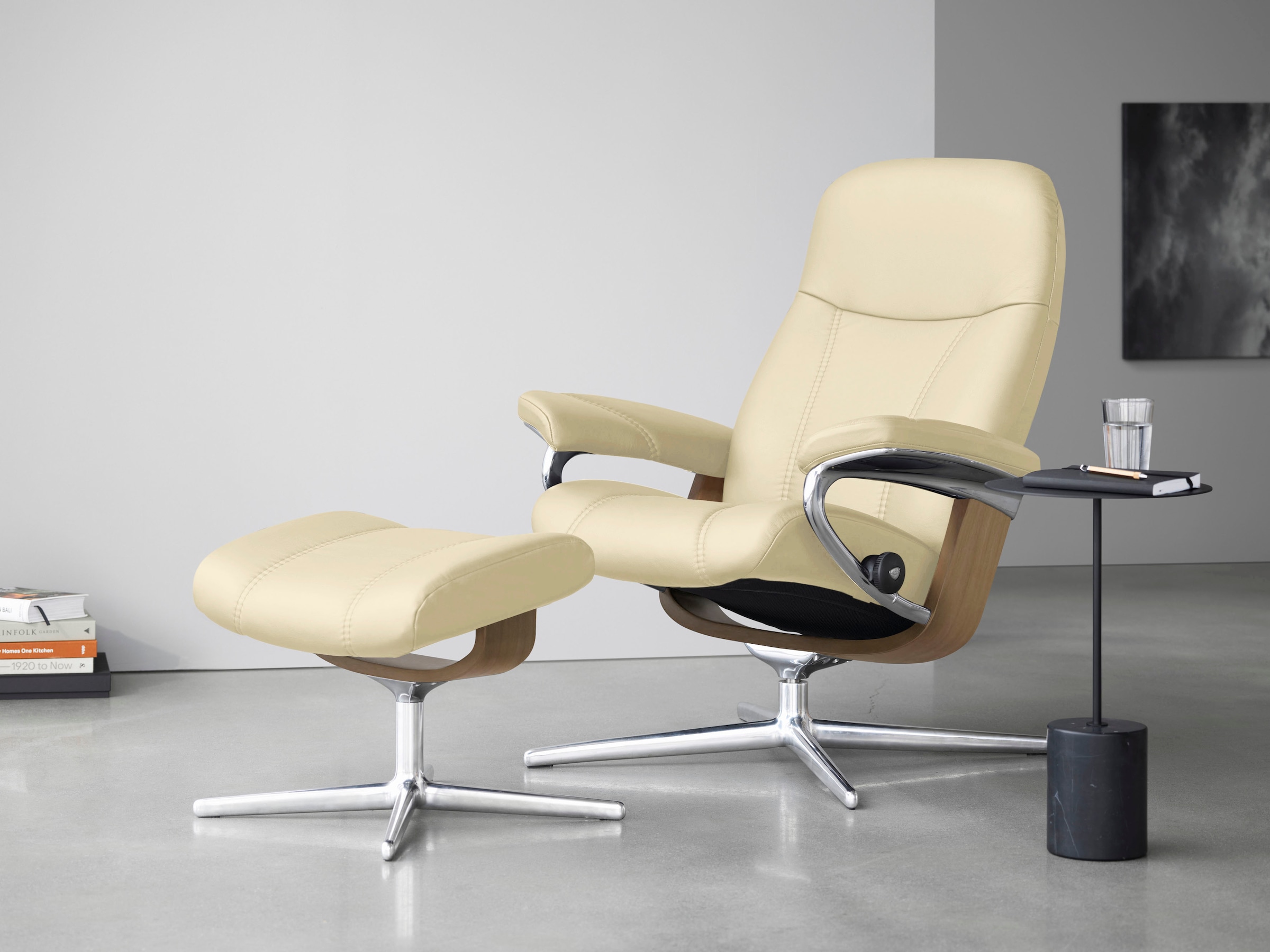 Stressless® Relaxsessel »Consul«, (Set, Relaxsessel mit Hocker), mit Hocker günstig online kaufen