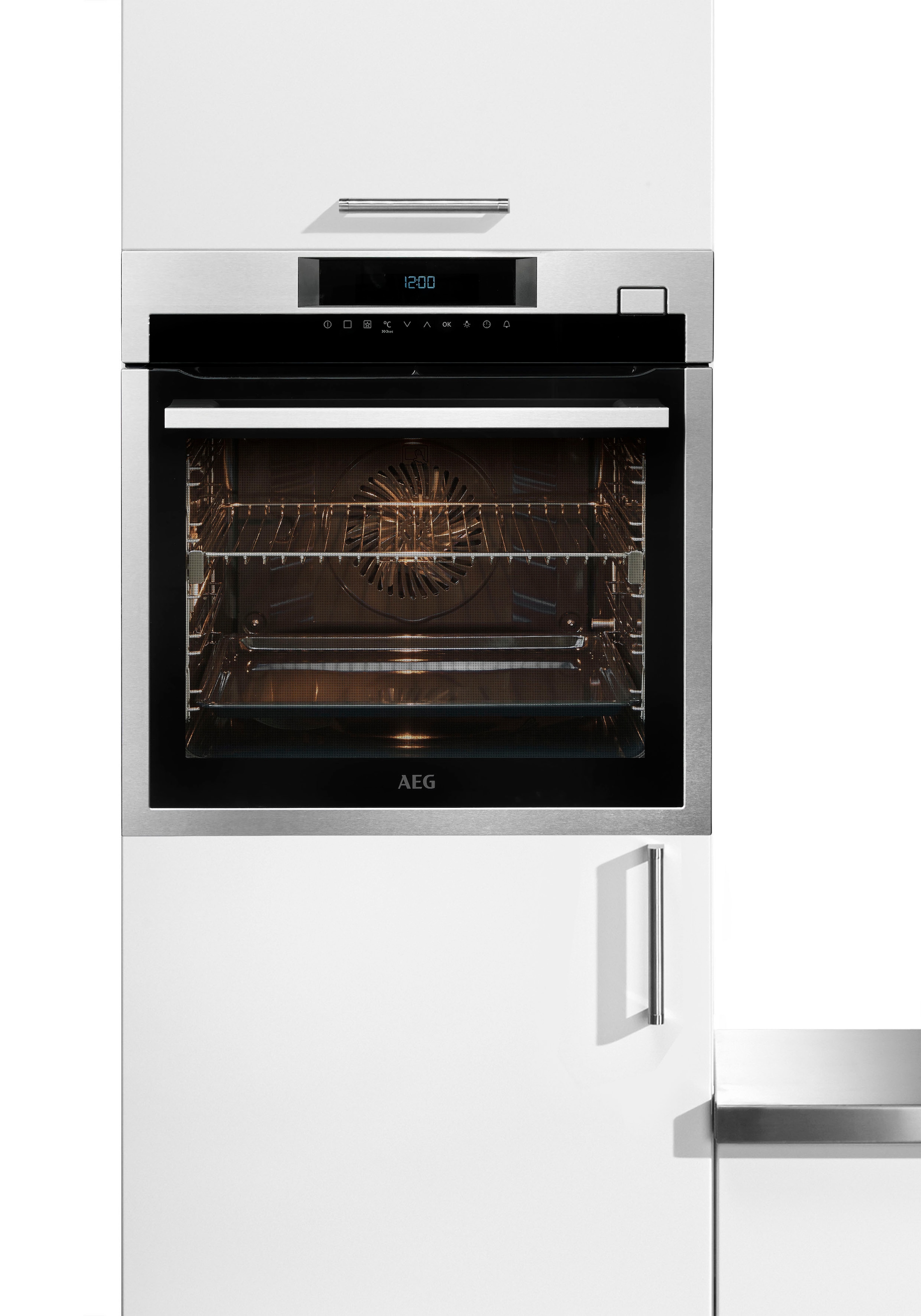 AEG Einbaubackofen Serie 8000 »BSE78228BM«, mit Vollauszug, Steam Clean günstig online kaufen