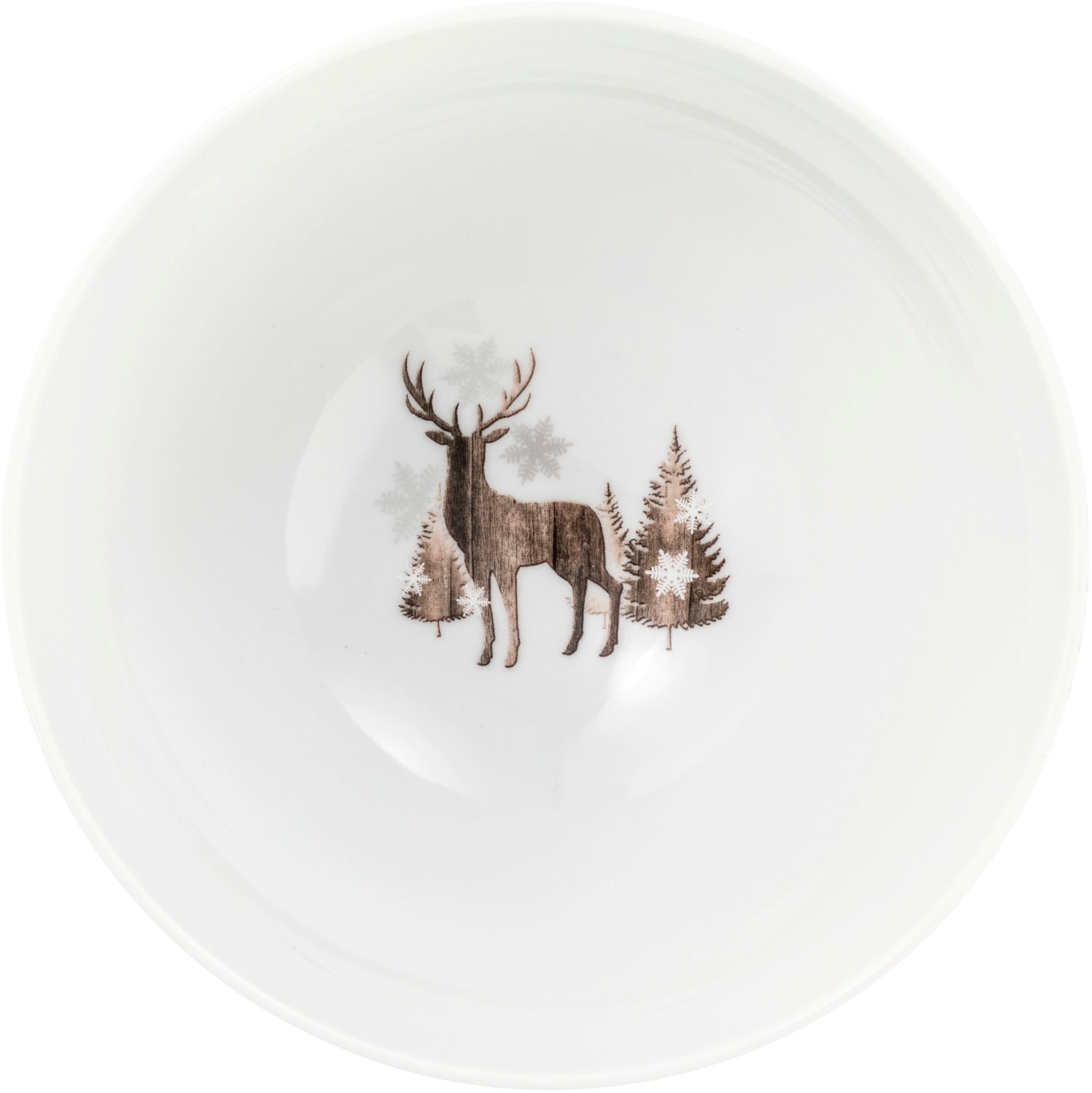 Seltmann Weiden Schüssel »Life Christmas, rund 15,5 cm« 1 tlg. aus Porzellan mit weihnachtlichem Dekor