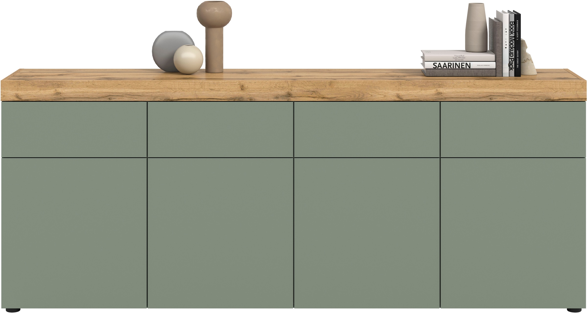 OTTO home Sideboard »MAMBO, Breite 200 cm, Höhe 80 cm« 1 Stk. tlg. Kommode, Anrichte, Wohnzimmer, Schlafzimmer