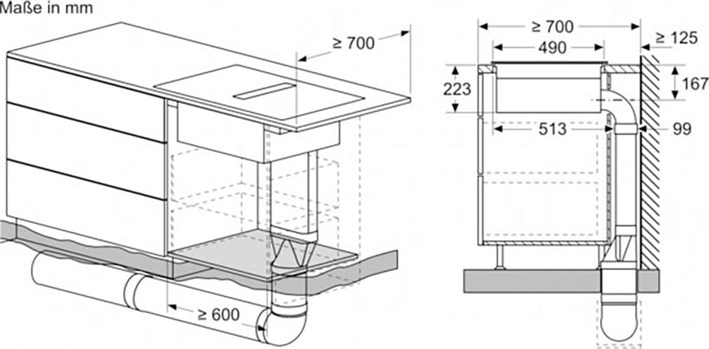 BOSCH Kochfeld mit Dunstabzug »PVQ711F15E«, PVQ711F15E