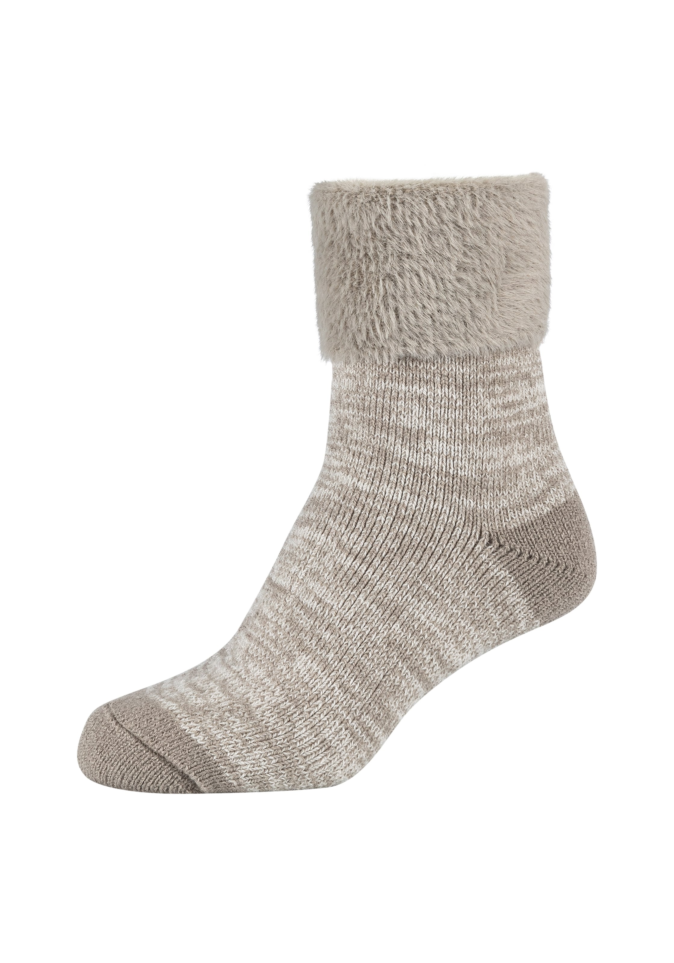 Camano Socken »warm & cozy« 2 Stk. tlg. meliert, kuschelig weich