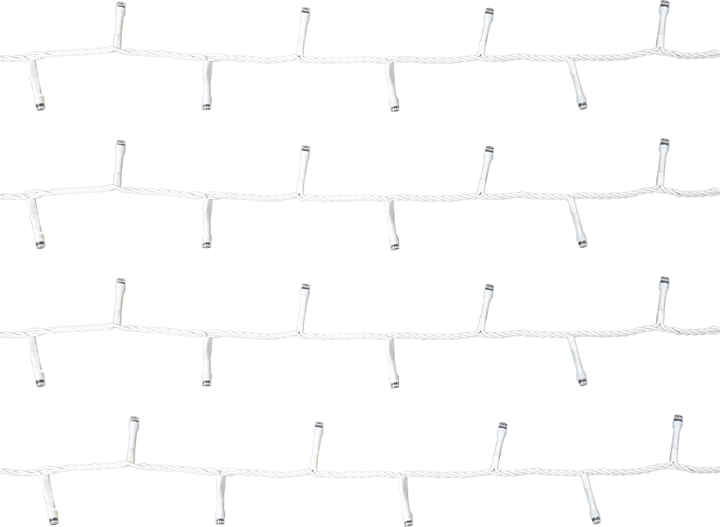OTTO home LED-Lichterkette »in 3/6/12/18 u. 24 m Länge, warmweiß, Timer, Indoor, Outdoor, Garten« 6/18h Timer, schwarz o. weiß, 5m Zuleitung,  innen, außen, Balkon
