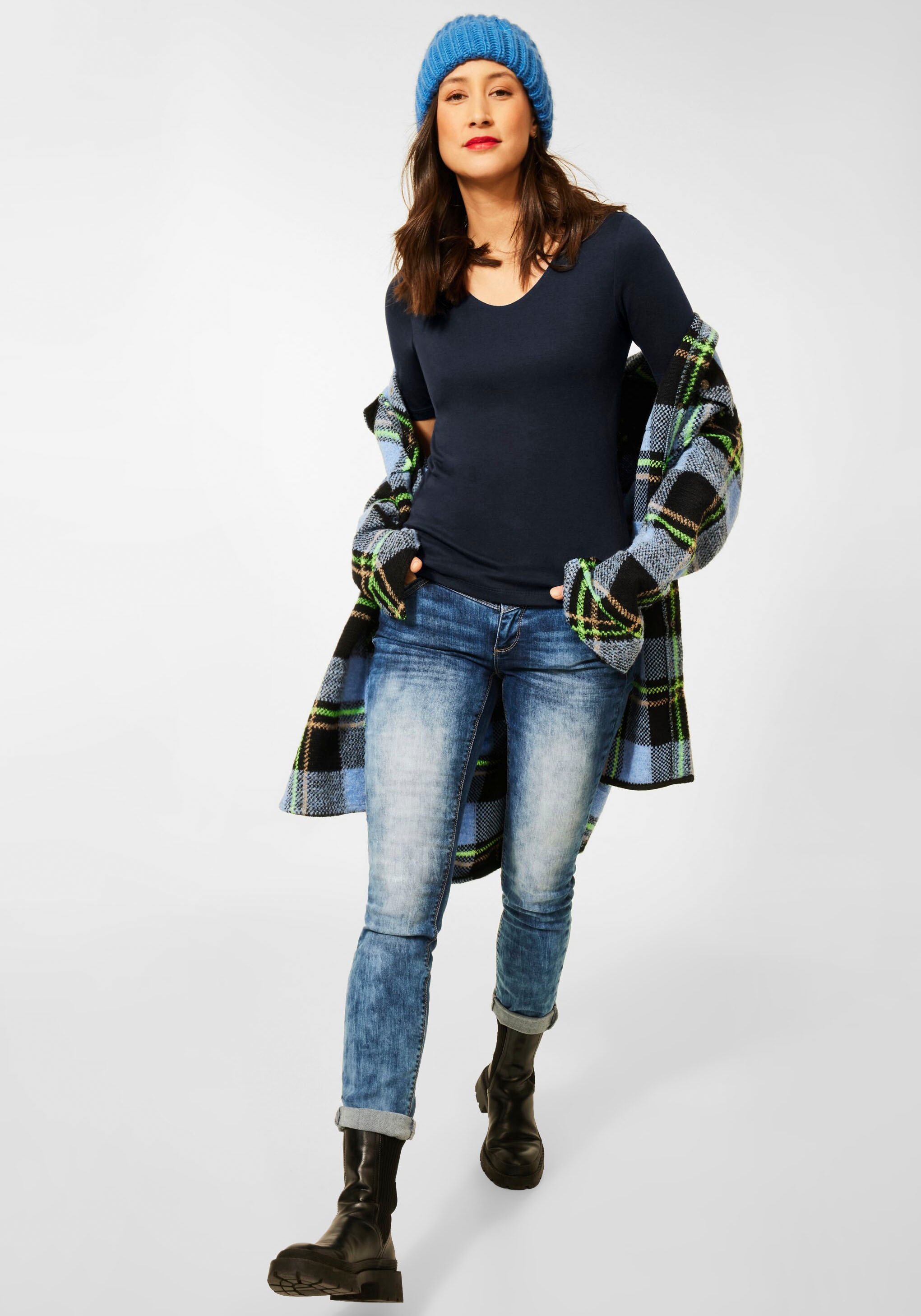 STREET ONE T-Shirt »Style Palmira« im Basic-Style