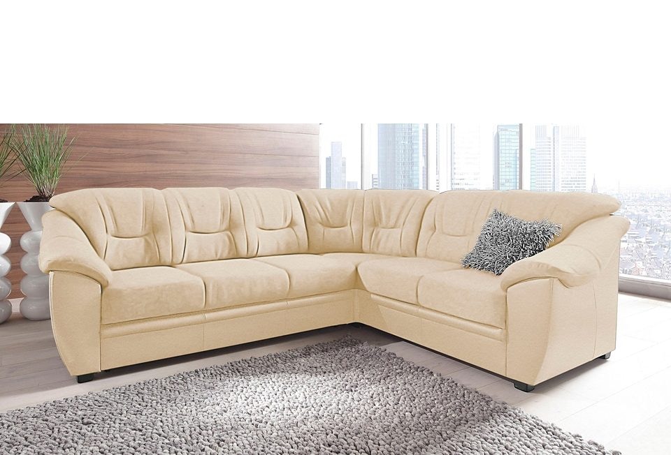 sit&more Ecksofa »Savona L-Form, B: 262 cm« optional Bettfunktion, Federker günstig online kaufen