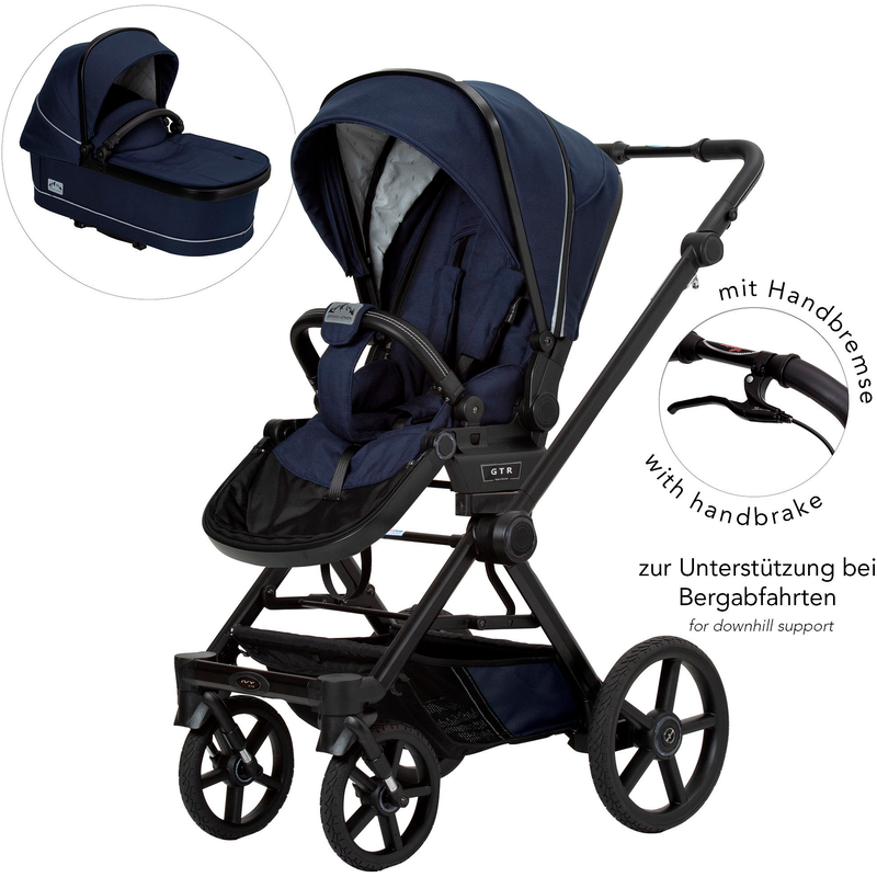 HARTAN Kombi-Kinderwagen »Ivy GTR Outdoor Handbremse« 22 kg Made in Germany saphir