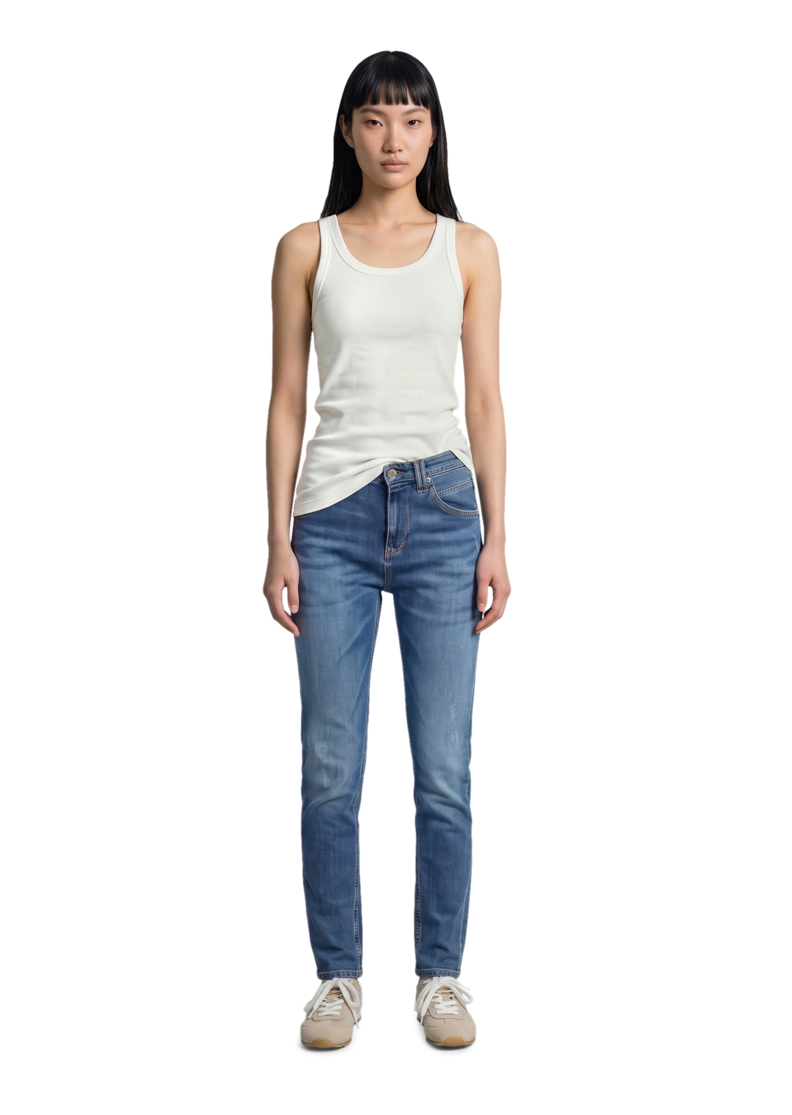 Marc O'Polo DENIM Tanktop im schlichten Basic Look