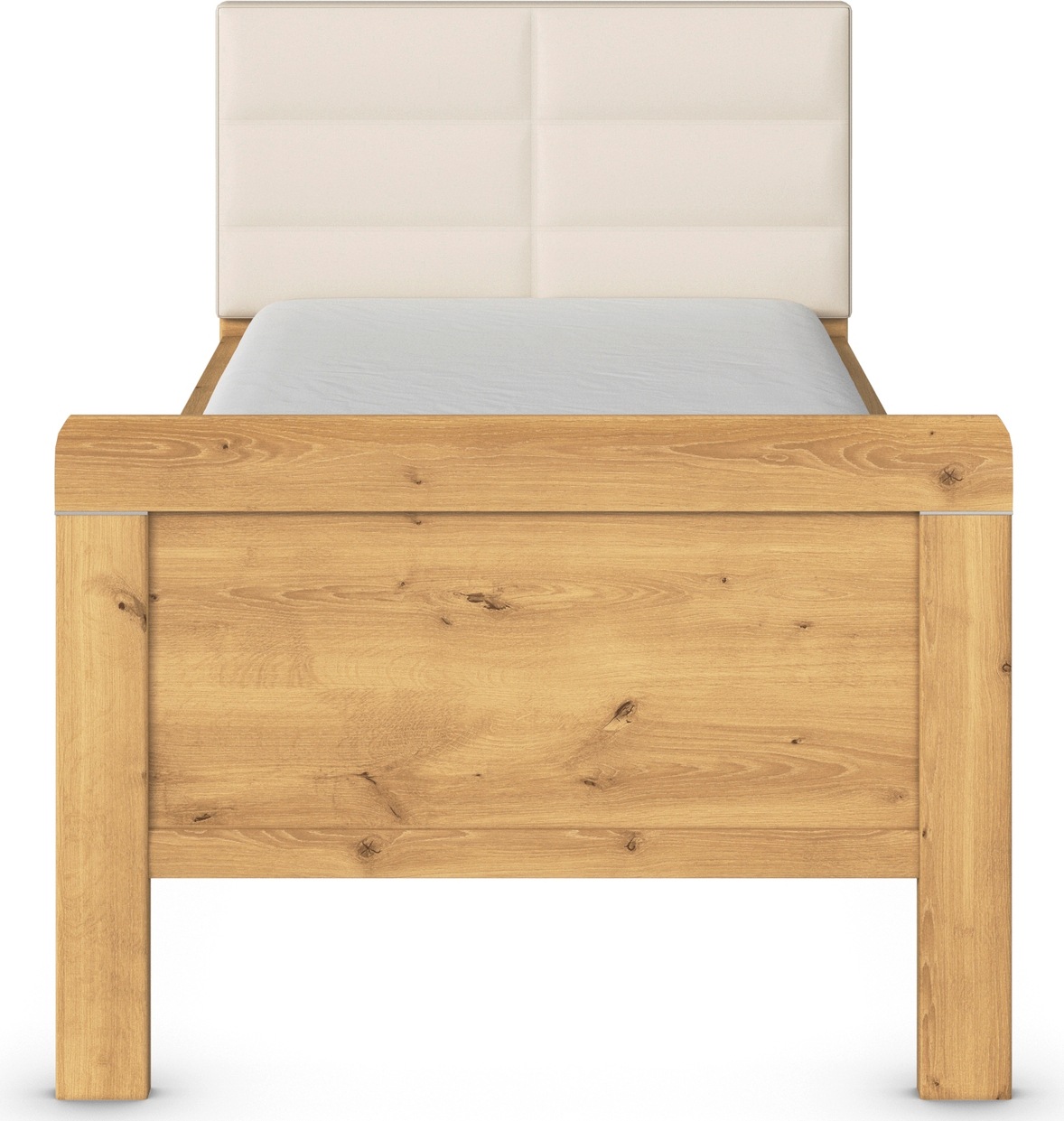 rauch Bett »Bett Einzelbett Stollenbett EVELYN«, in Komforthöhe mit Polsterkopfteil in elegantem Stil MADE IN GERMANY