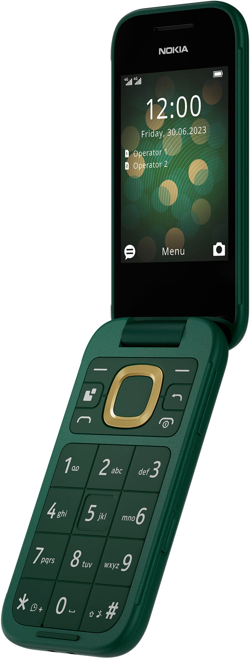10. Bild von Nokia Klapphandy »2660 Flip«, grün, 7,11 cm/2,8 Zoll, 0,13 GB Speicherplatz, 0,3 MP Kamera