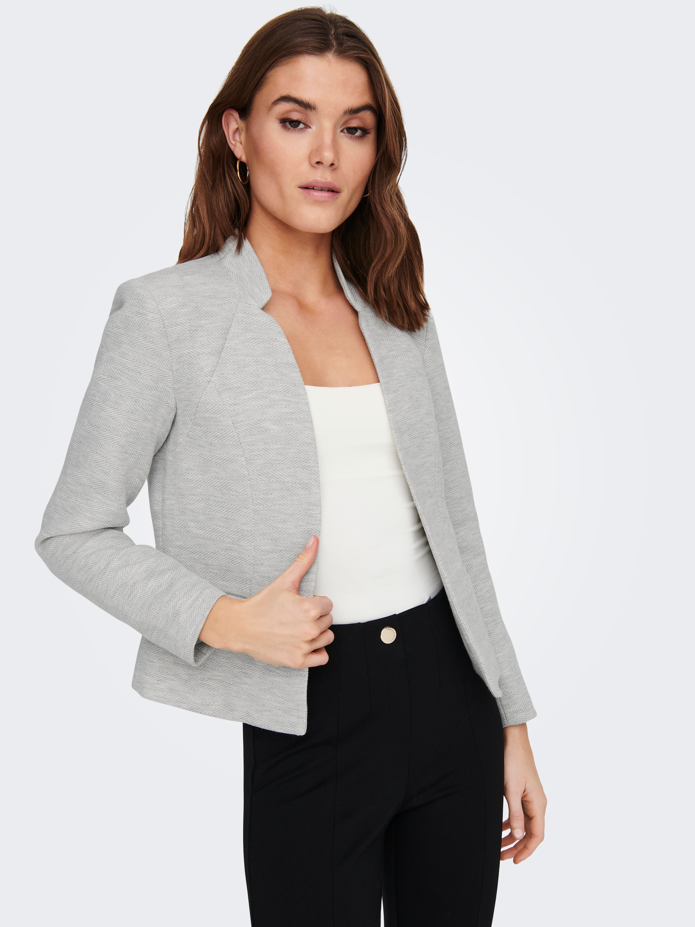 ONLY Kurzblazer »ONLADDY-LINEA L/S SHORT BLAZER CC TLR« Materialmix, regular fit