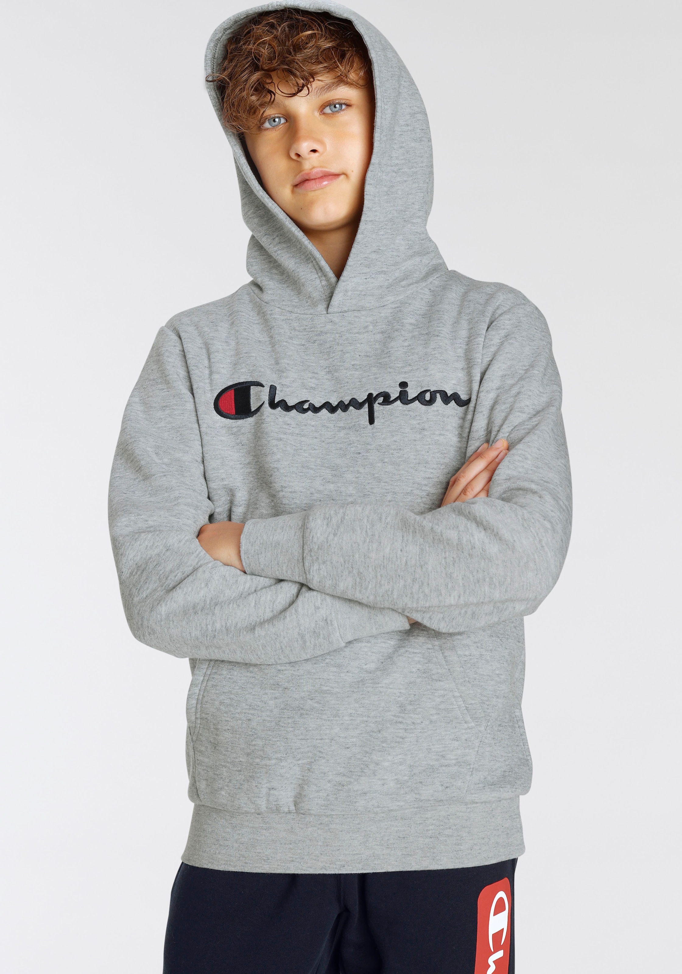 large - Champion »Classic Hooded Sweatshirt Sweatshirt Kinder« für online Logo bestellen