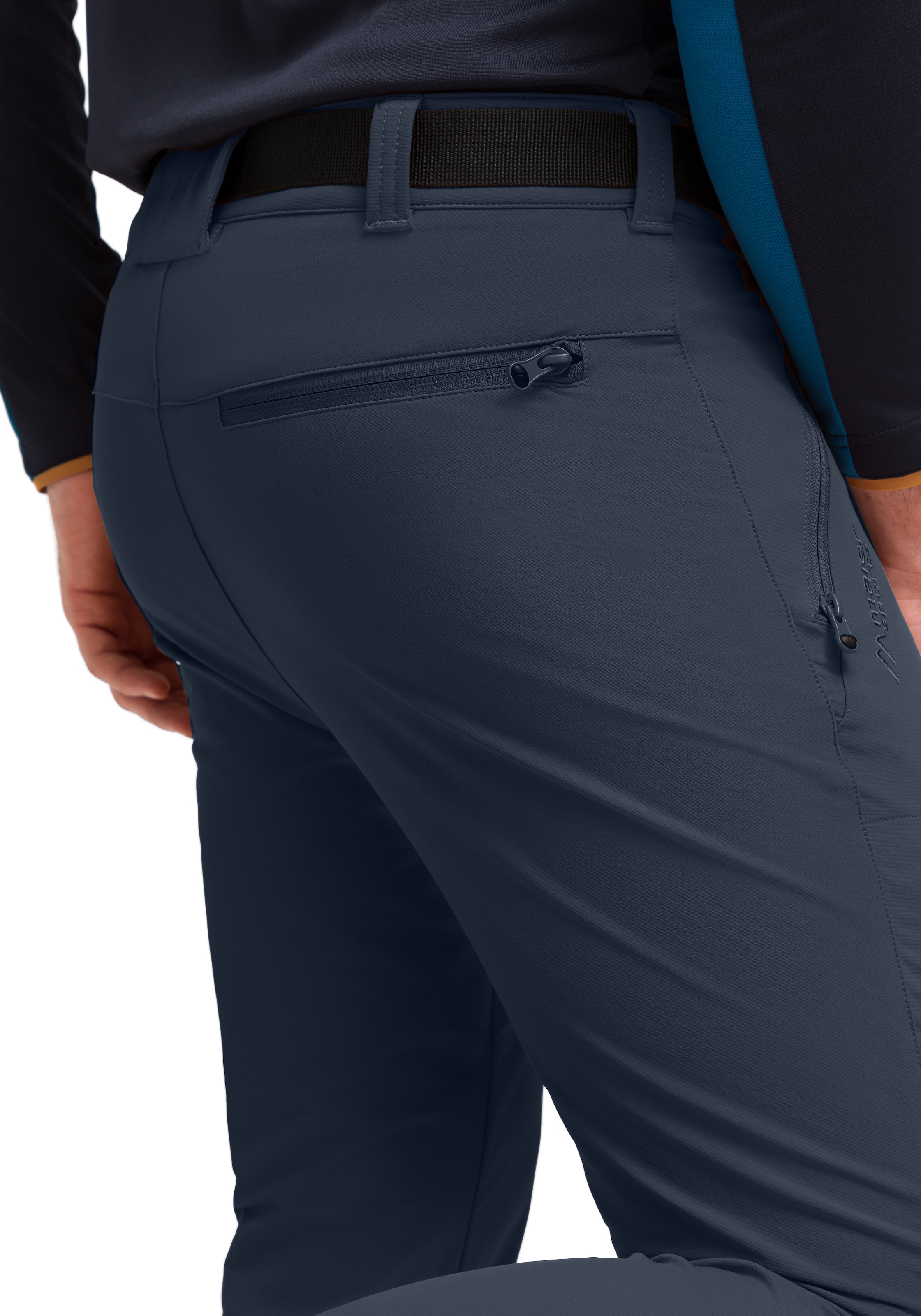 Maier Sports Funktionshose »Naturno slim«, Herren Wanderhose, elastische Trekking-Hose, 4 Taschen, Slim Fit