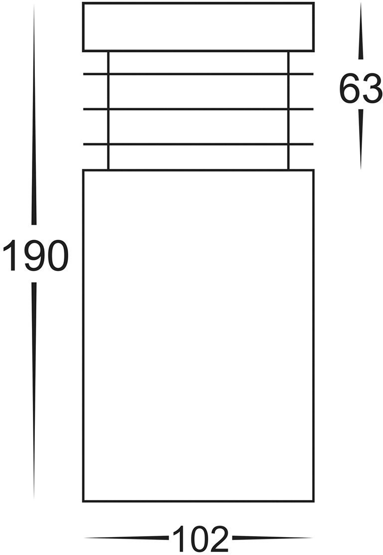 Havit Lighting LED Pollerleuchte »MINI«, 1 flammig, Leuchtmittel E27 | Leuchtmittel wechselbar