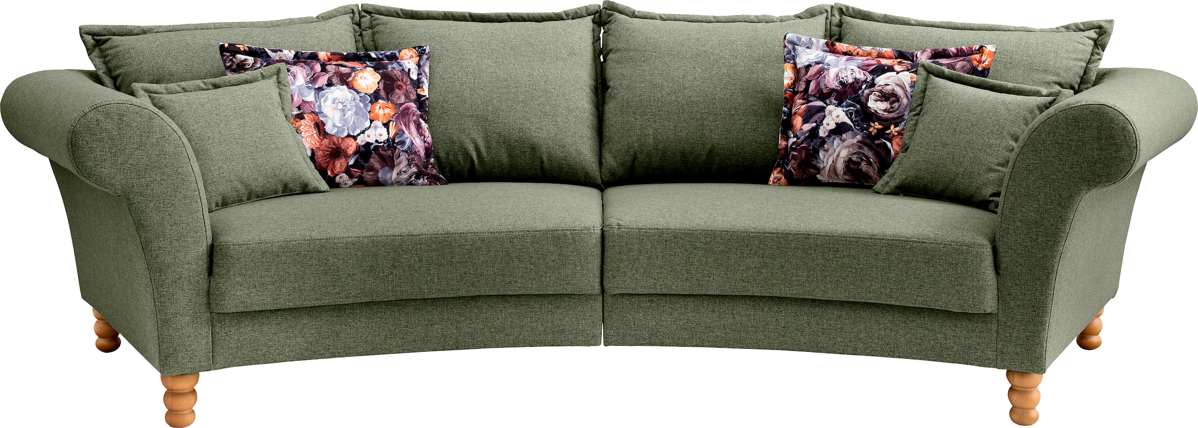 Home affaire Big-Sofa »Tassilo geschwungene Formensprache, bequem, Mega Sof günstig online kaufen