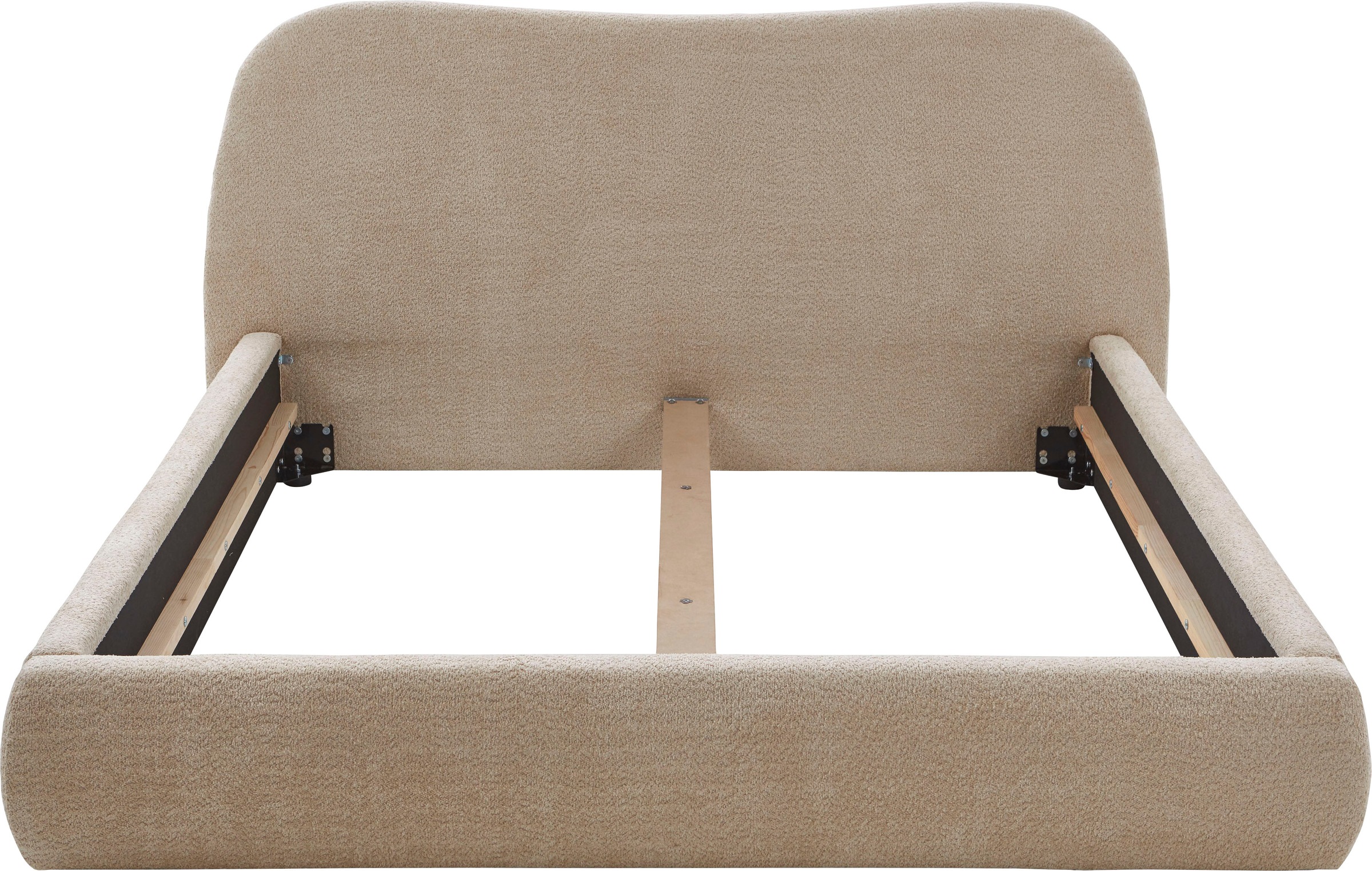 ATLANTIC home collection Polsterbett »Sophie«, mit oder ohne Stauraum, hochwertiger Bouclé-Bezug