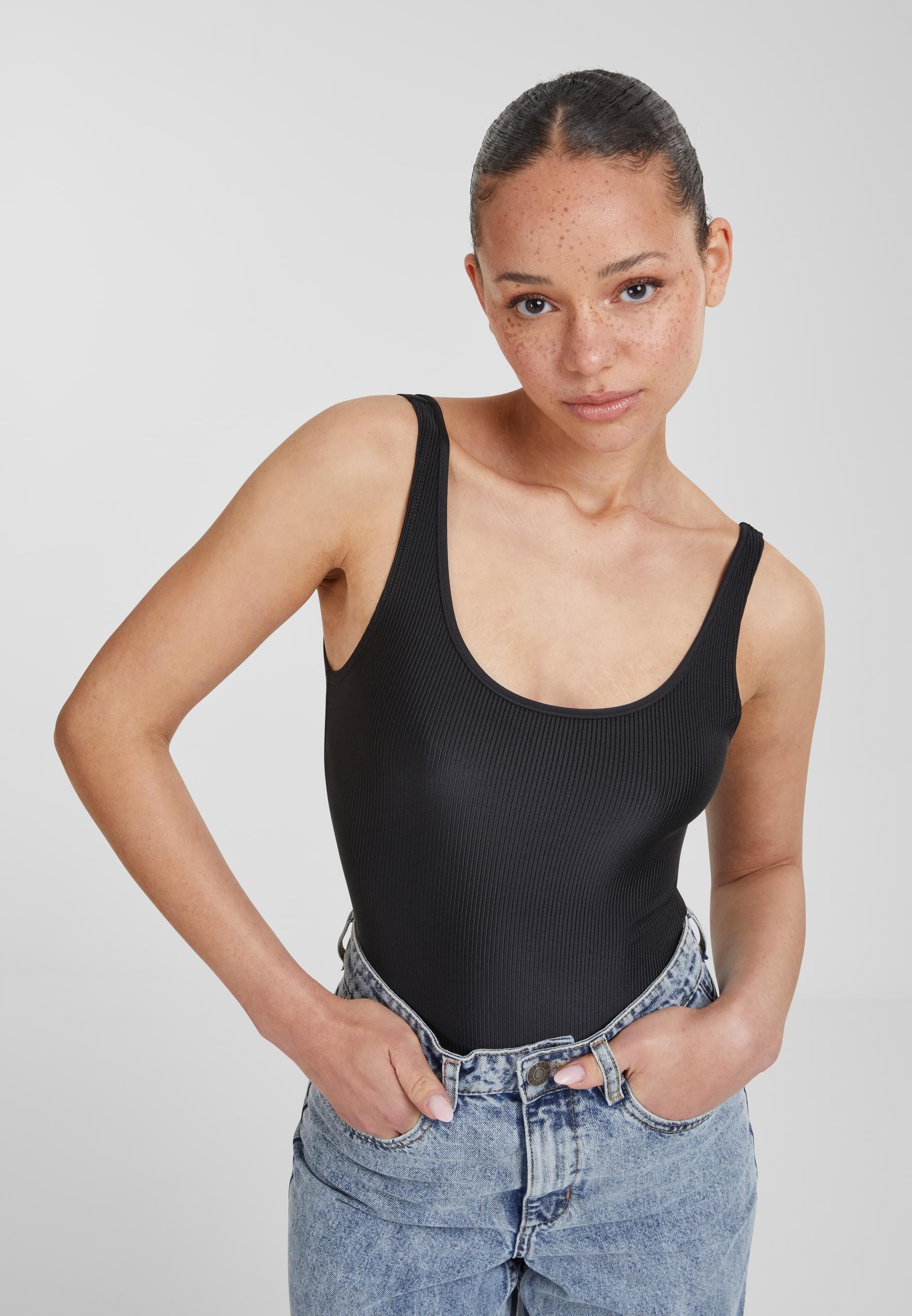 URBAN CLASSICS Body »Urban Classics Damen Ladies Shiny Rib Body«
