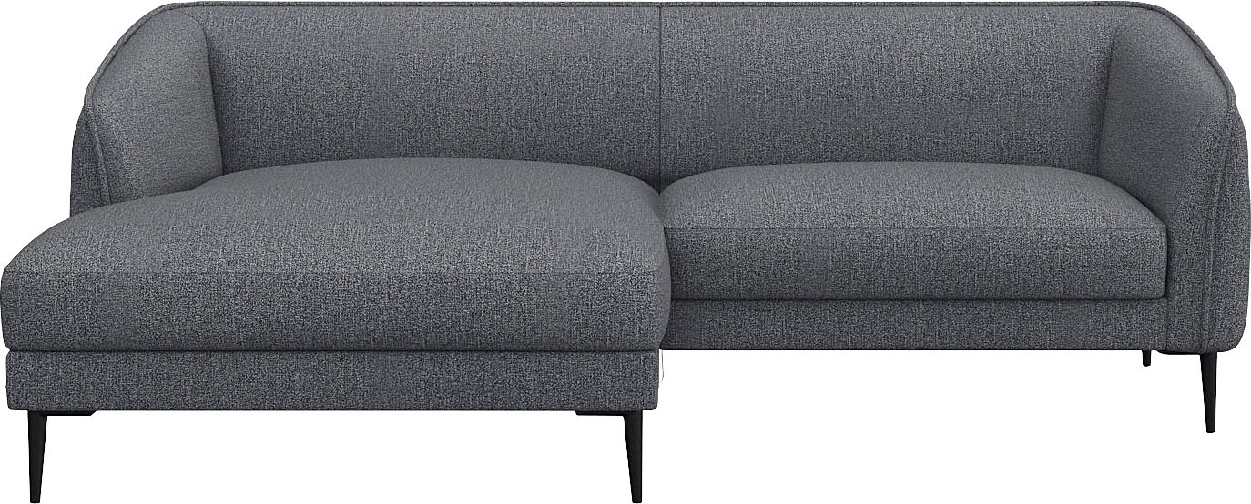 FLEXLUX Ecksofa »Belle Designsofa, bequem durch Kaltschaum im Sitz, OTTOs C günstig online kaufen