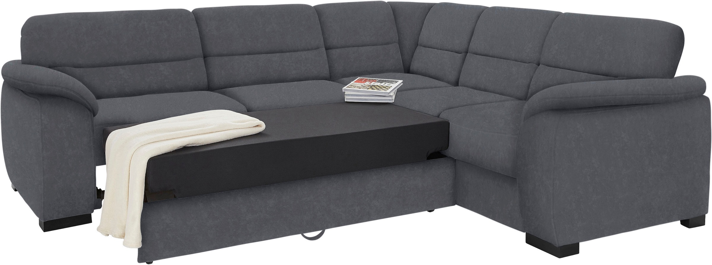 sit&more Ecksofa "Montego L-Form, B: 256cm" wahlweise mit Bettfunktion und günstig online kaufen