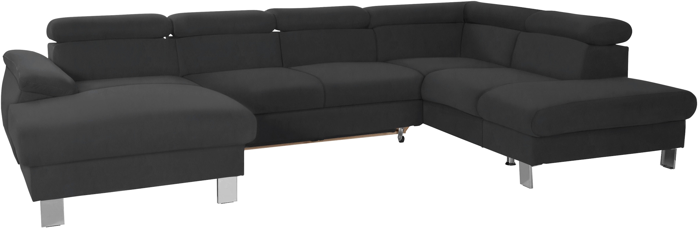 COTTA Wohnlandschaft »Komaris U-Form, B: 320 cm« mit Kopfteilverstellung, o günstig online kaufen