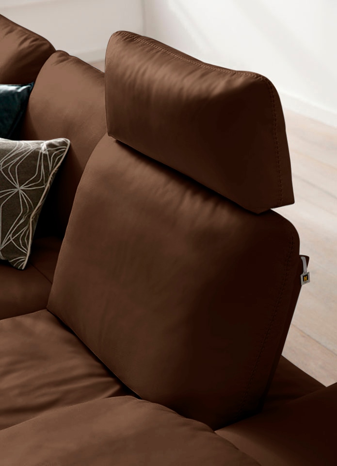 W.SCHILLIG Ecksofa »valentinoo, Designsofa, elegant und bequem, L-Form«, (Set), mit Sitztiefenverstellung, Breite 318 cm