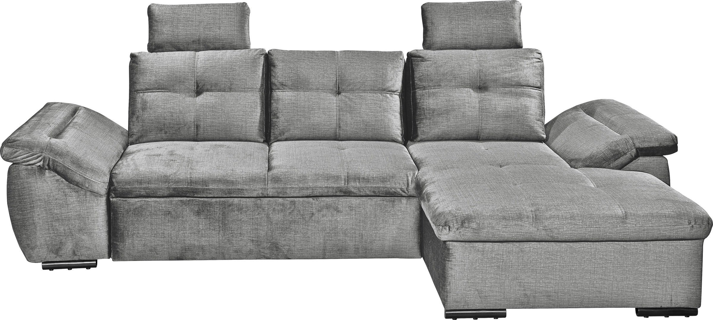 ED EXCITING DESIGN Ecksofa »Alija L-Form«, mit Bettfunktion, Armteilverstel günstig online kaufen