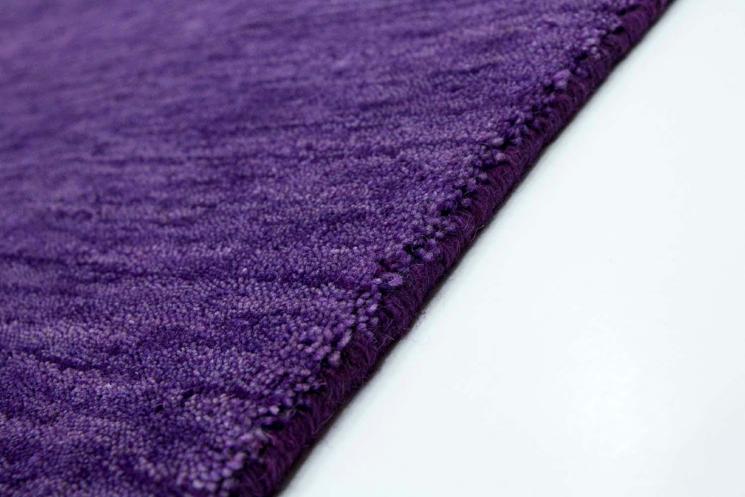 morgenland Wollteppich »Uni - Gabbeh Teppich - Softy«, rechteckig, 1,6 mm Höhe, Gabbeh Optik, Uni Farben, reine Wolle, sehr weicher Flor, Wohnzimmer