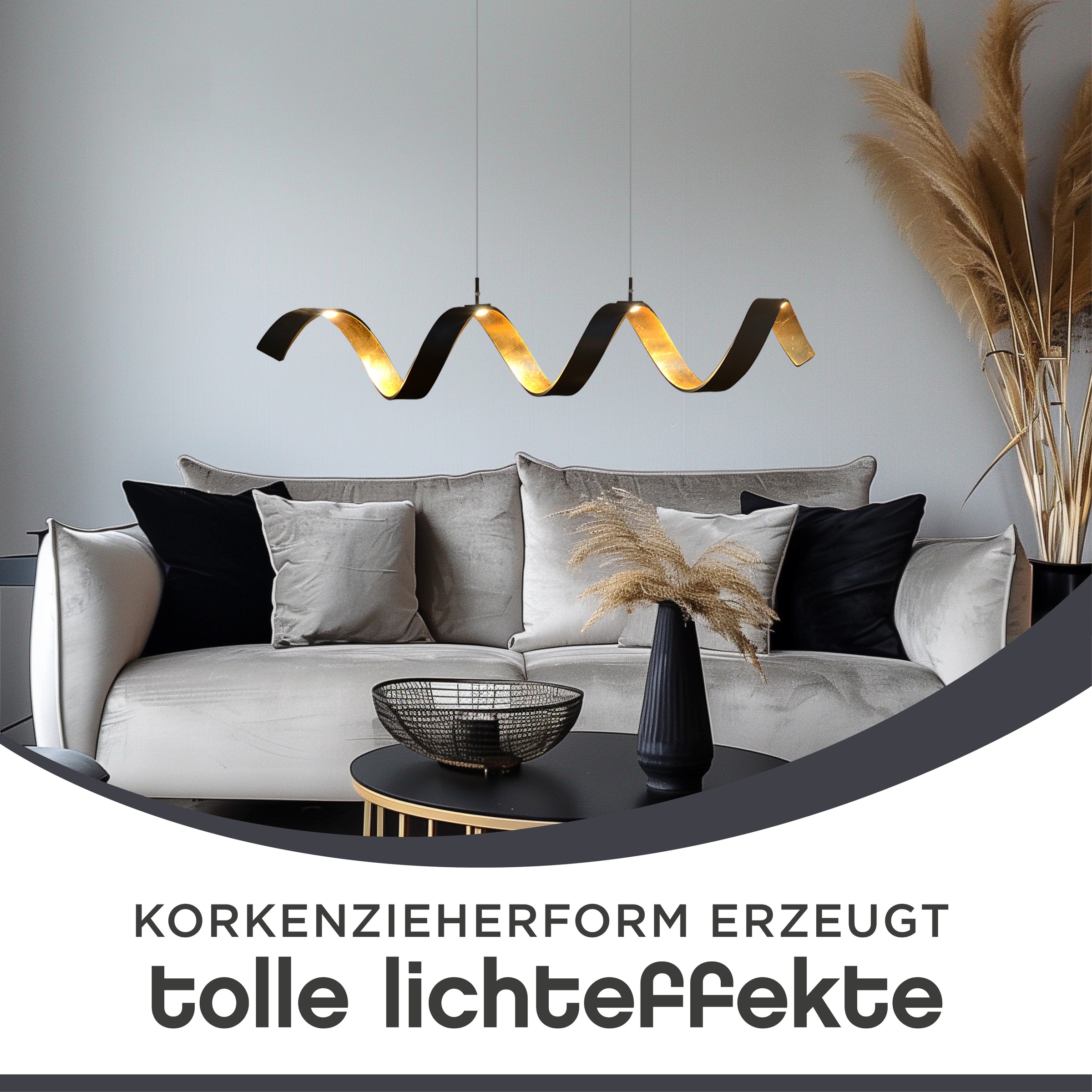 ECO-LIGHT LED Pendelleuchte »HELIX«, Leuchtmittel LED-Modul | LED fest integriert