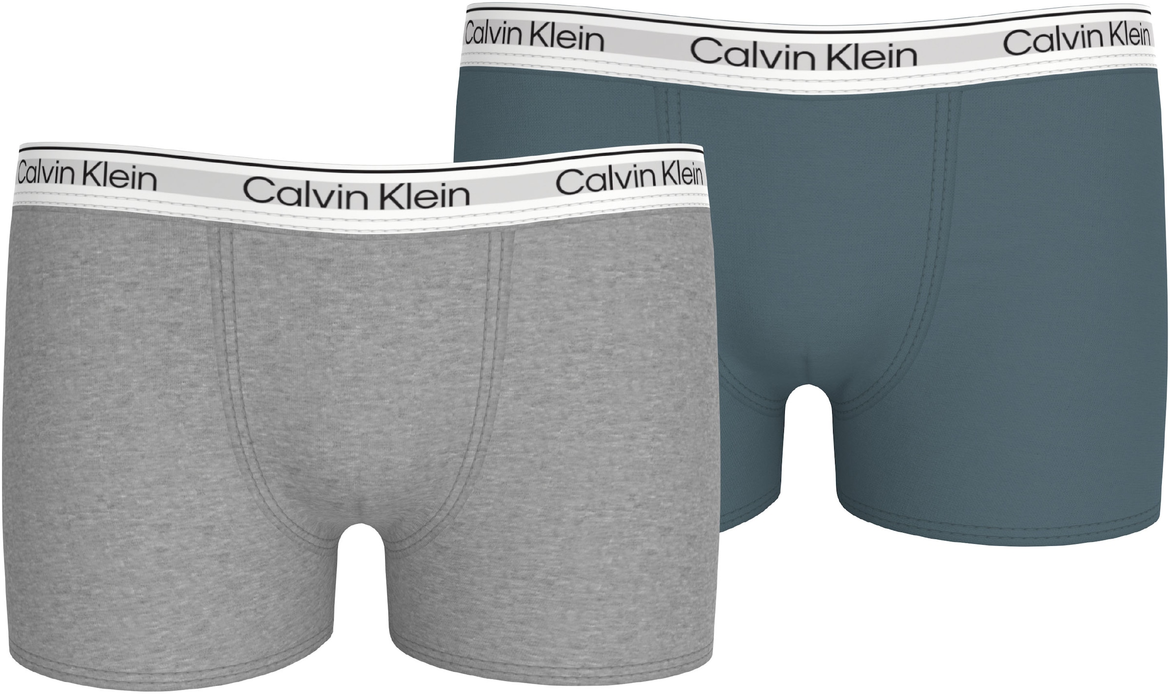 Calvin Klein Underwear Trunk »2PK TRUNK«, (Packung, 2er-Pack), für Kinder bis 16 Jahre, mit Logo-Elastikbund