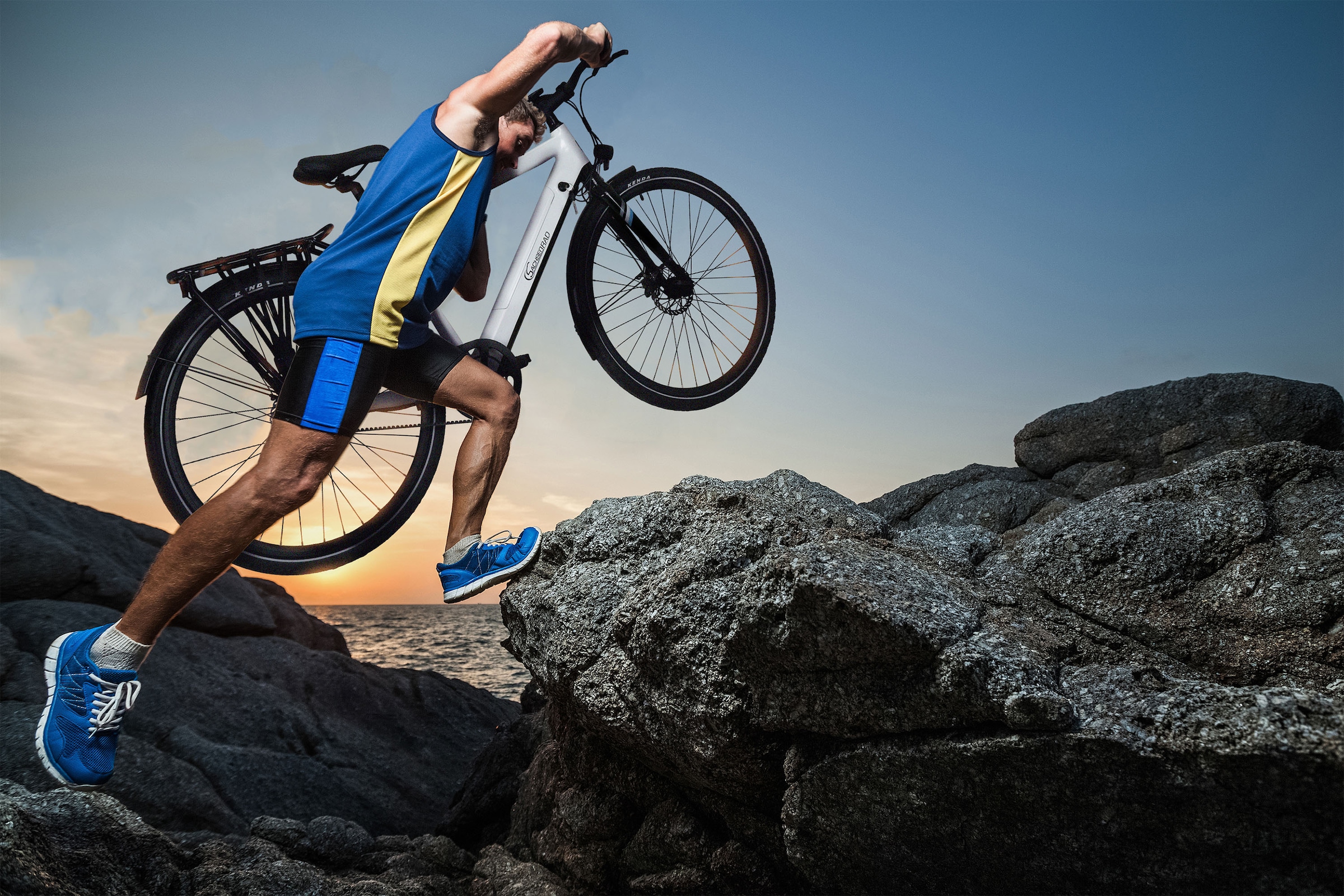 SachsenRad E-Bike »C3T«, 1 Gang, Shimano, keine, Heckmotor 250 W