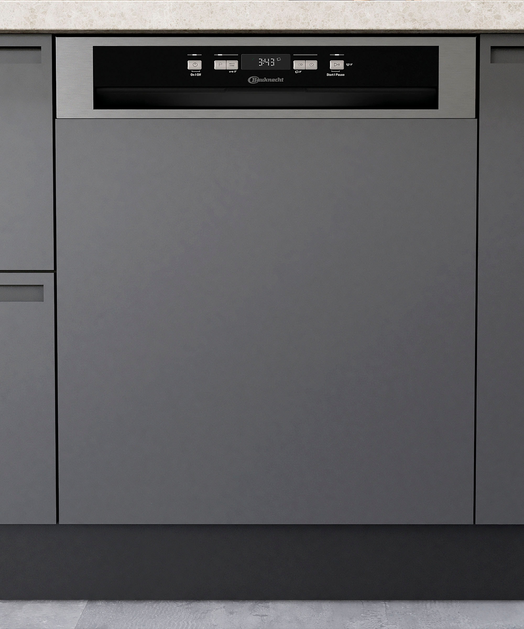 BAUKNECHT teilintegrierbarer Geschirrspüler »BKSV1 PAN«, 14 Maßgedecke, ActiveDry - automatisches Türöffnungssystem