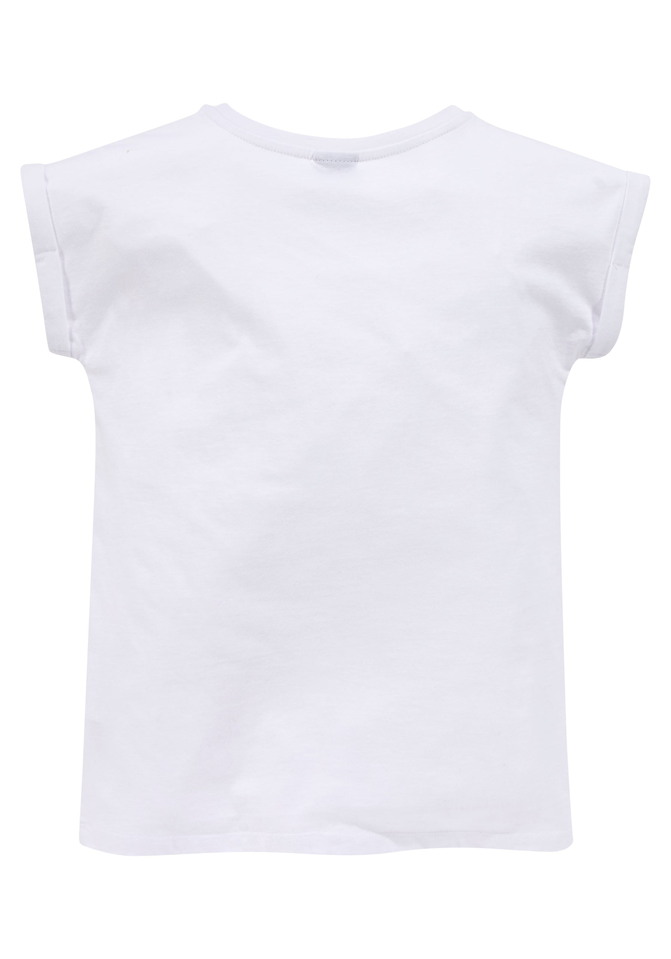 KIDSWORLD T-Shirt »NOT kleinem Form legere im %Sale ERNST«, mit YOUR jetzt Ärmelaufschlag