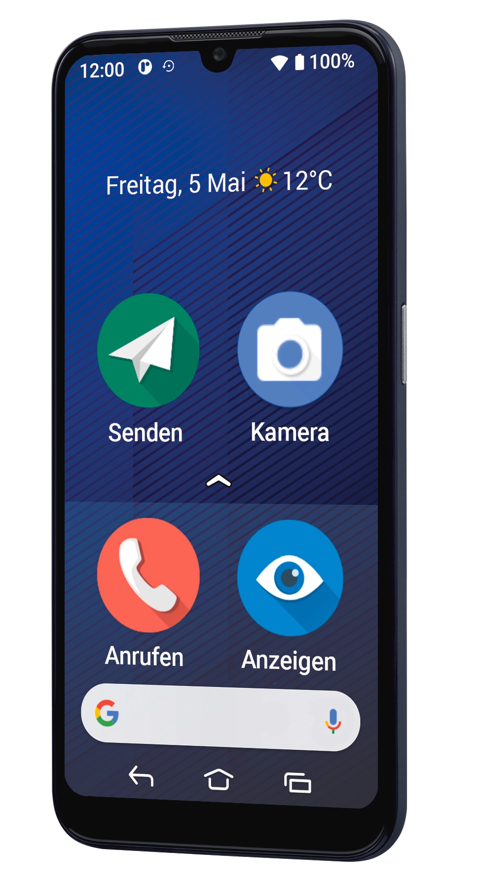 Doro Smartphone »8200 Secure ohne Netzteil«, Dunkelblau