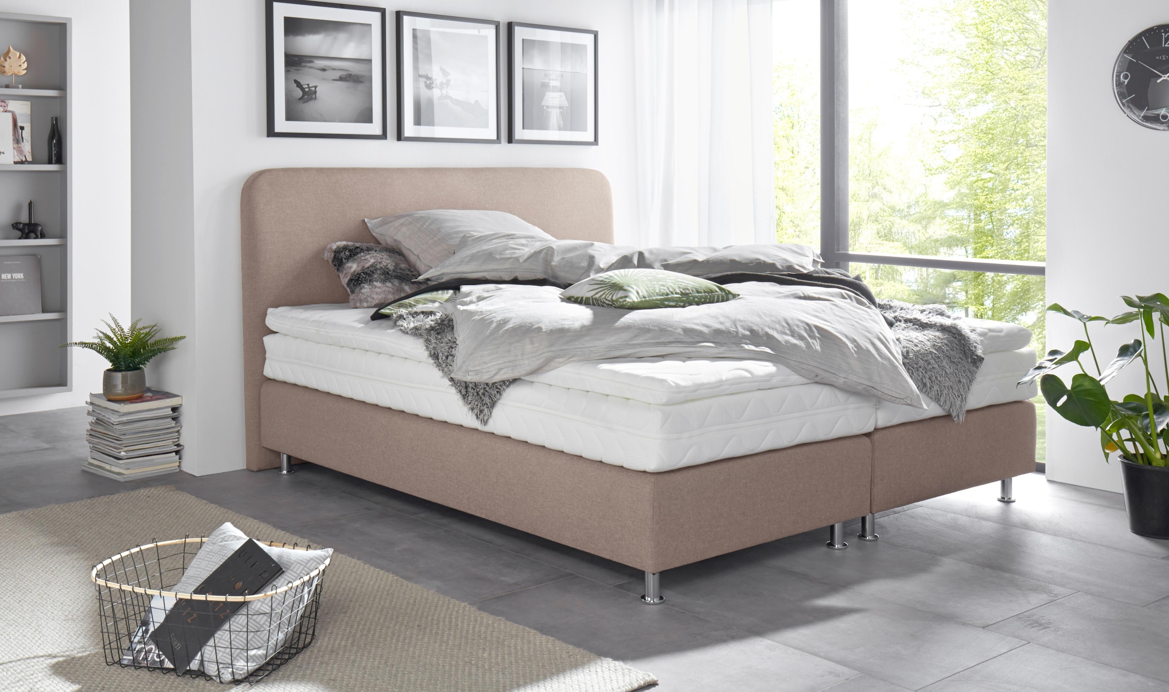 Westfalia Schlafkomfort Boxspringbett, inkl. Kaltschaum-Topper