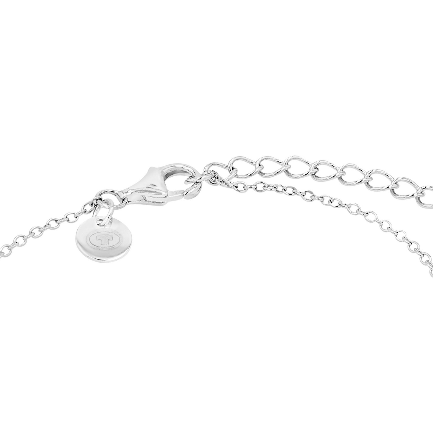TOM TAILOR Silberarmband »Sicherheitsnadel-Optik« mit Zirkonia (synth.)